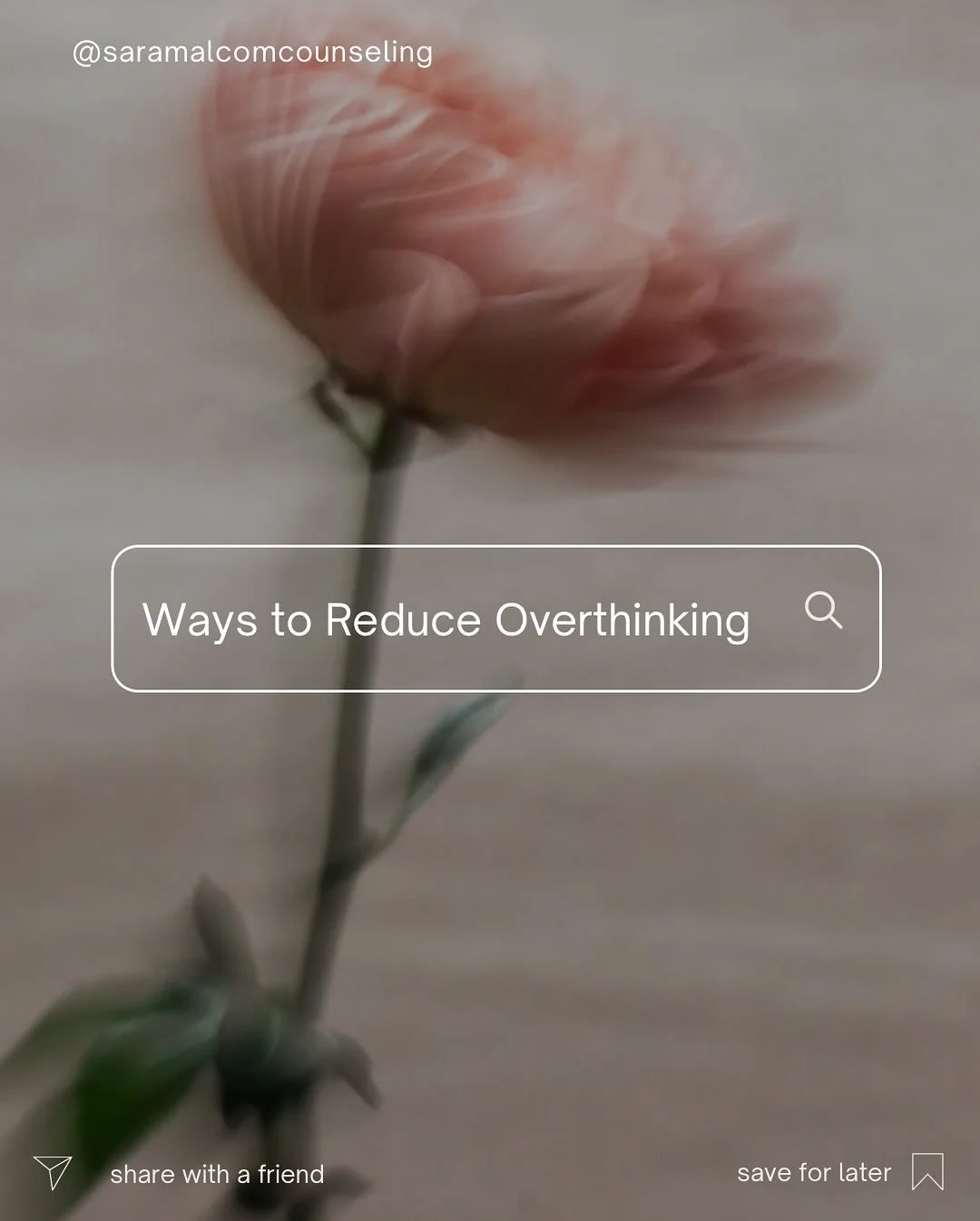 Feeling stuck ever in overthinking? 

You are not alone, trust me 👋🙋&zwj;♀️

Instead of focusing on anxious or negative thoughts may we intentionally work towards focusing on God - honoring thoughts 💭

#philippians4v8 #christiantherapistsofinstagr