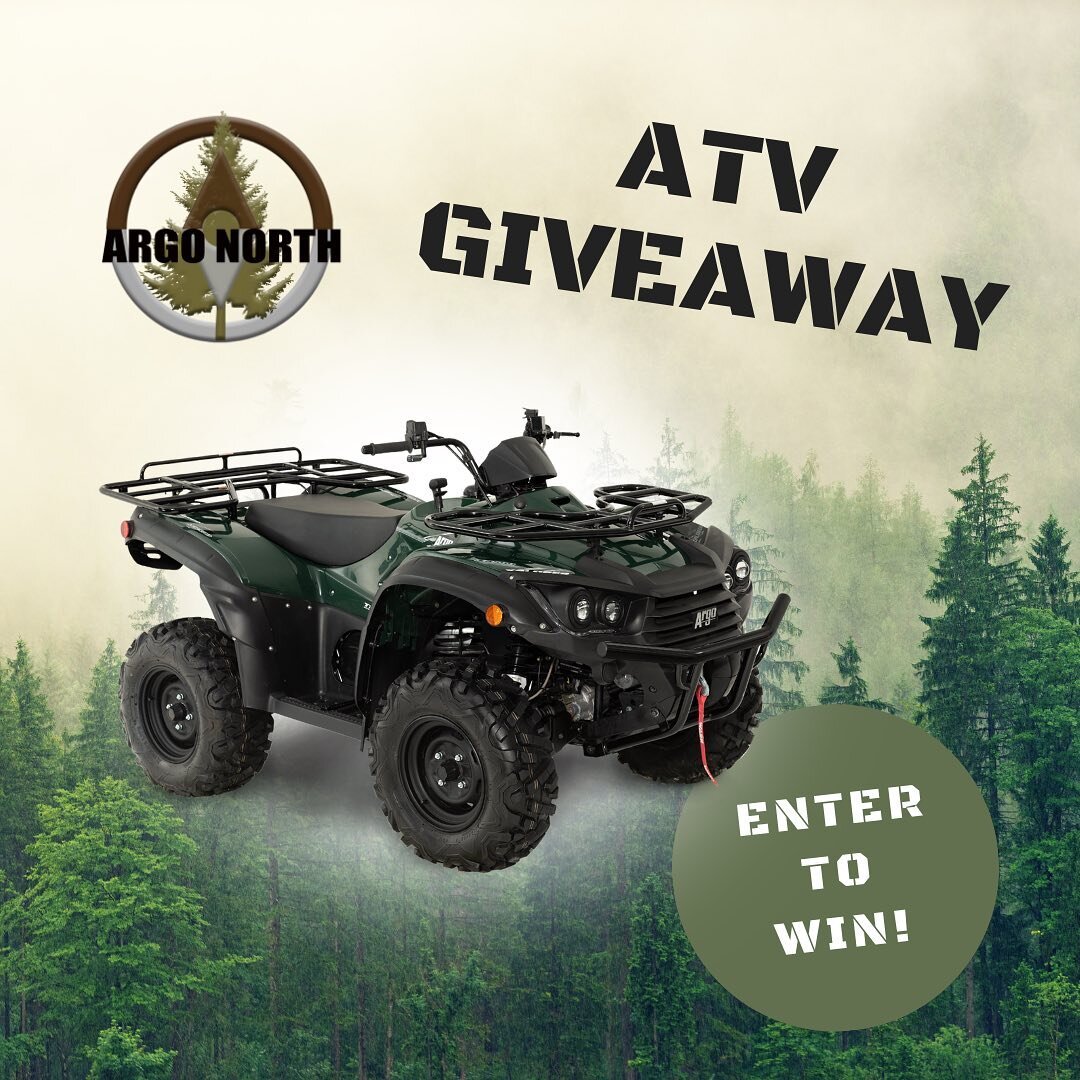 🌲Argo Norths🌲ATV giveaway is getting closer to the draw date , better get out there get those pics in for you chance to win a new Argo 500 ATV  ARGO NORTH is the authorized ARGO dealer for Alberta North-East. Whether you&rsquo;re looking to purchas