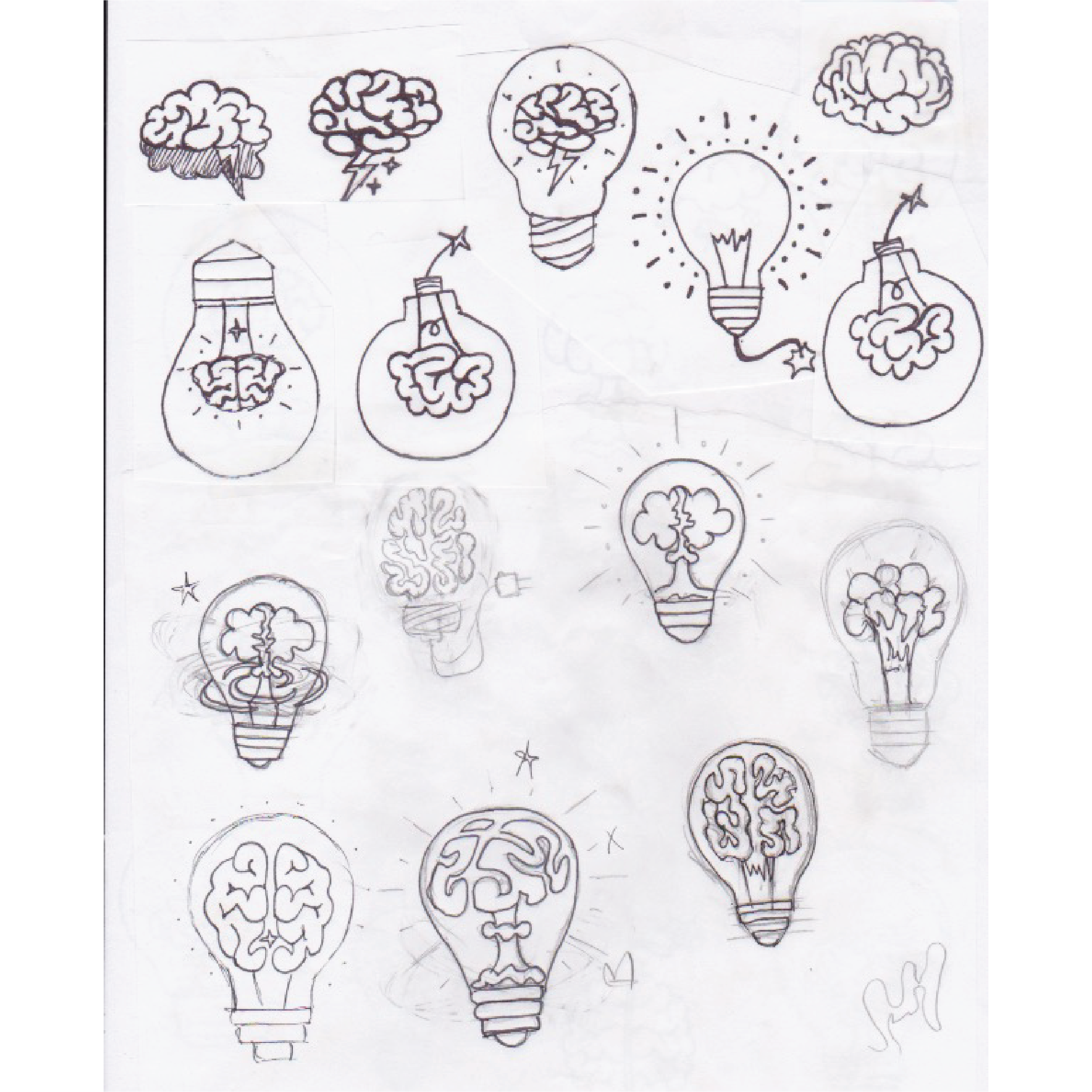 Initial Logo Sketches