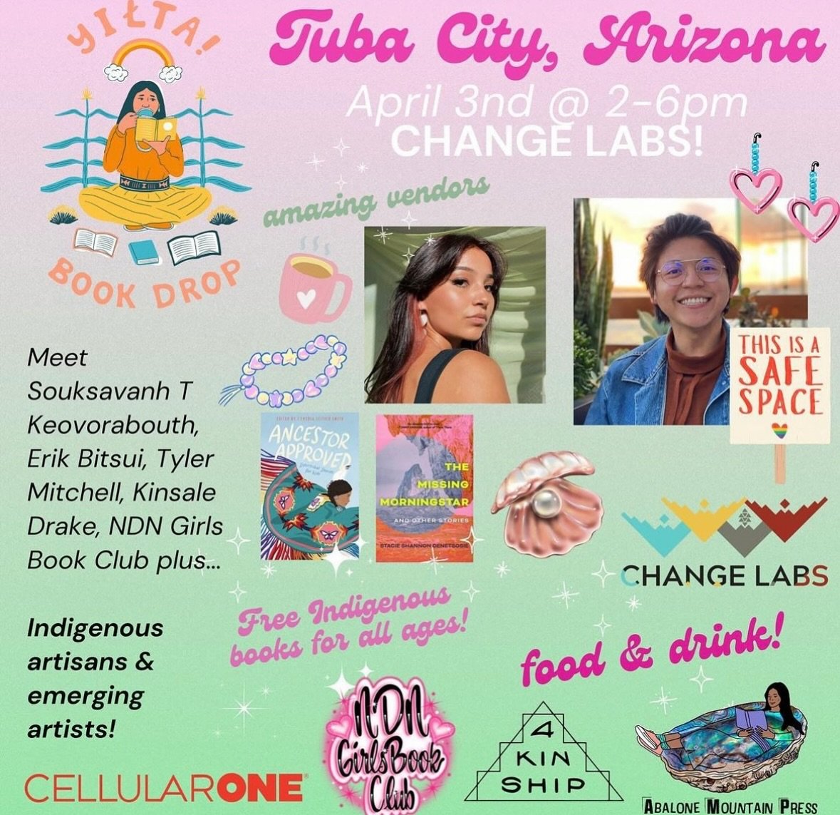 TUUUBA CITY! Are ya ready?! Hope you are hungry&hellip;TO READ! Poetry by Soukey, Kinsale, Tyler Mitchell and Erik Bitsui!
