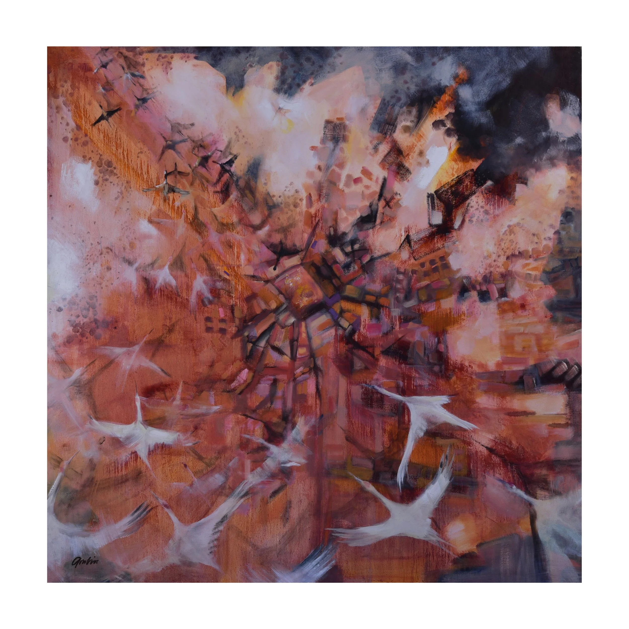 Sandhill Cranes Skirt the Santa Fe Flyway