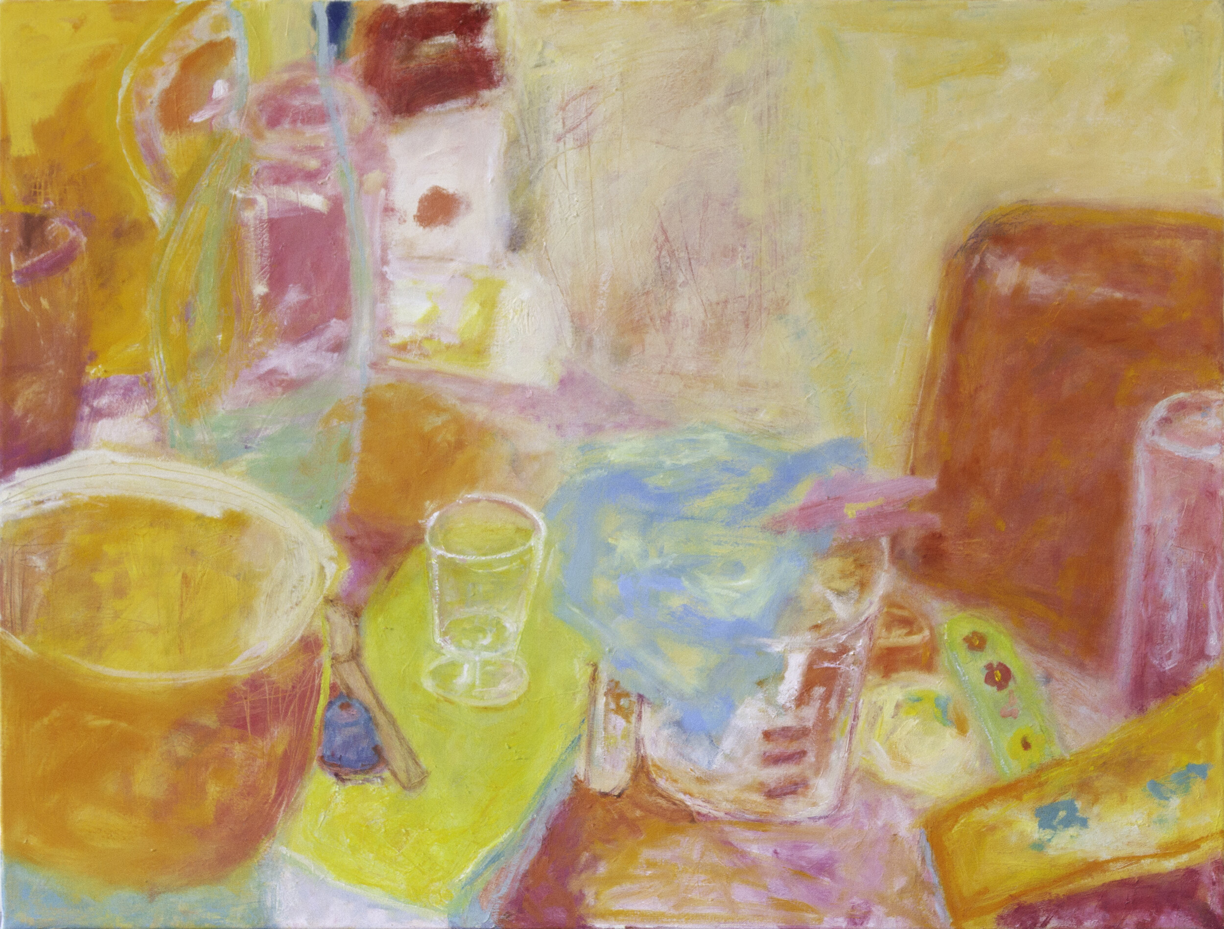 Still life, oil on canvas, 82 x 107 cm, 2018