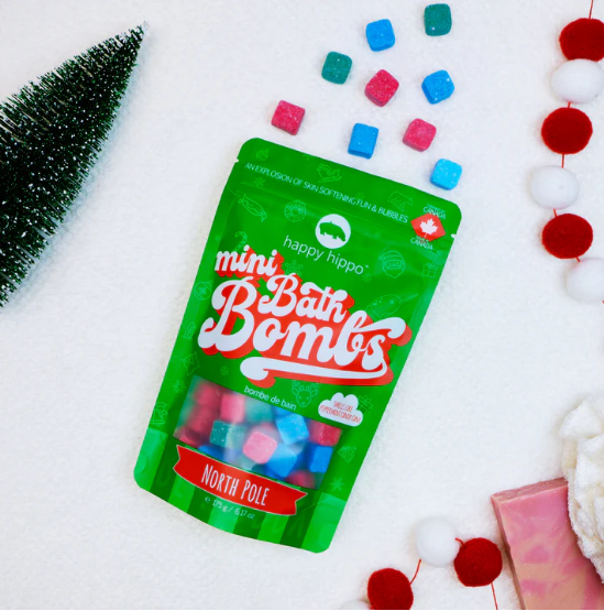 North Pole- Mini Bath Bombs- Gift Bag .175g