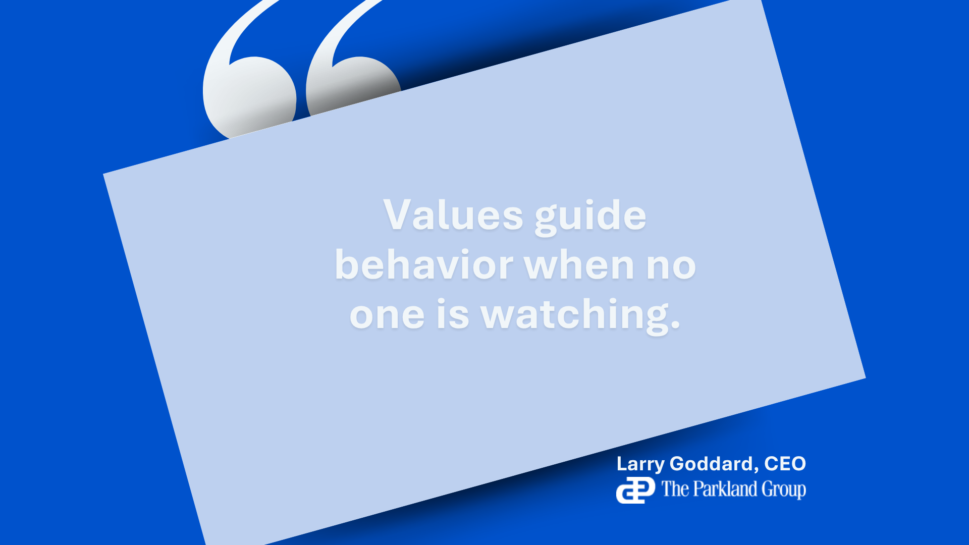 Values - The 5th of 7 Key Foundations of Strategic Planning