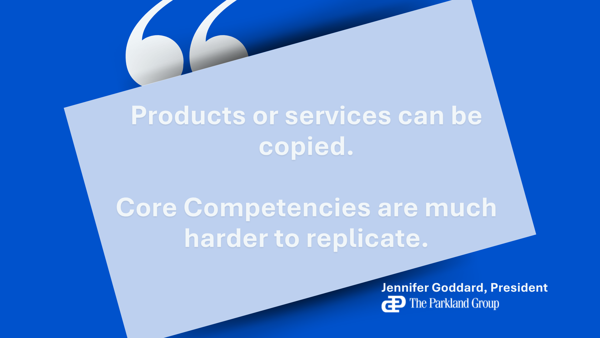 Core Competencies - The 6th of 7 Key Foundations of Strategic Planning 