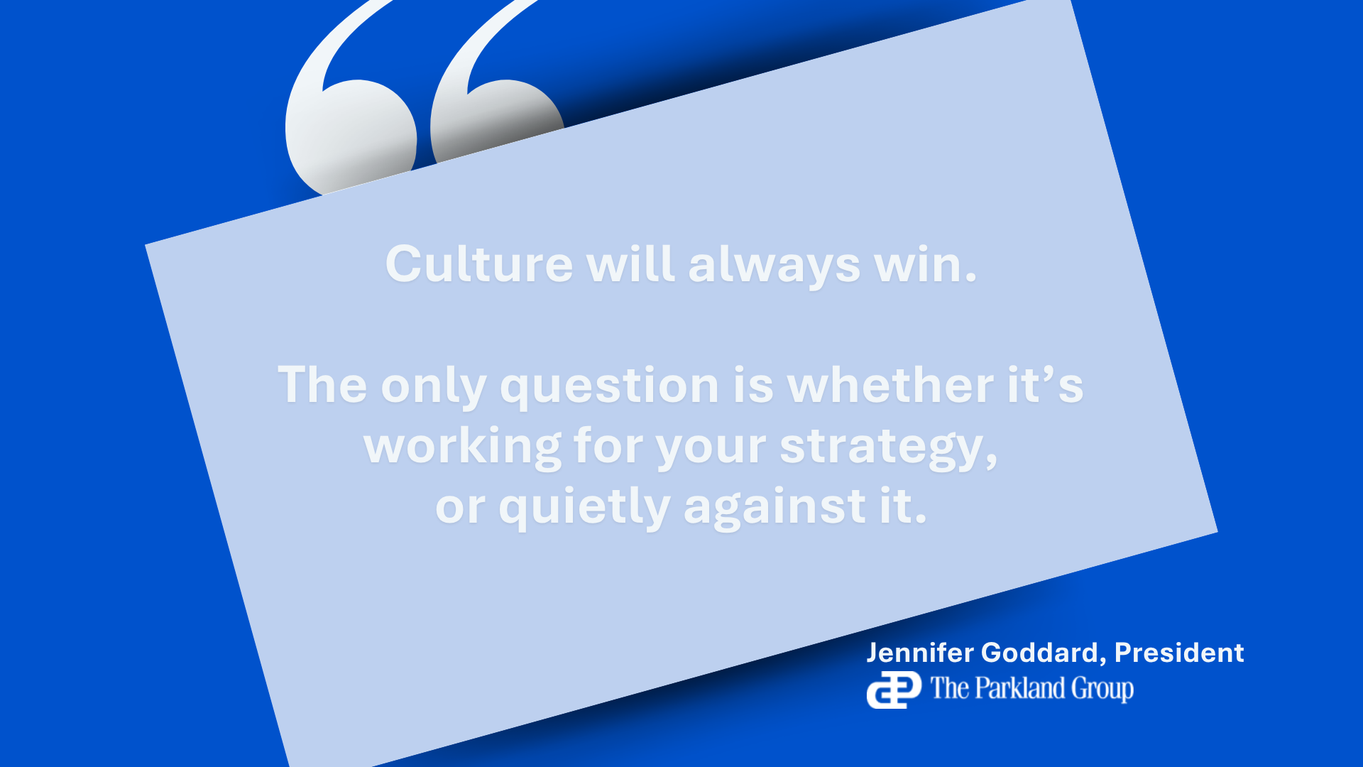 Culture: The 4th of 7 Key Foundations of Strategic Planning