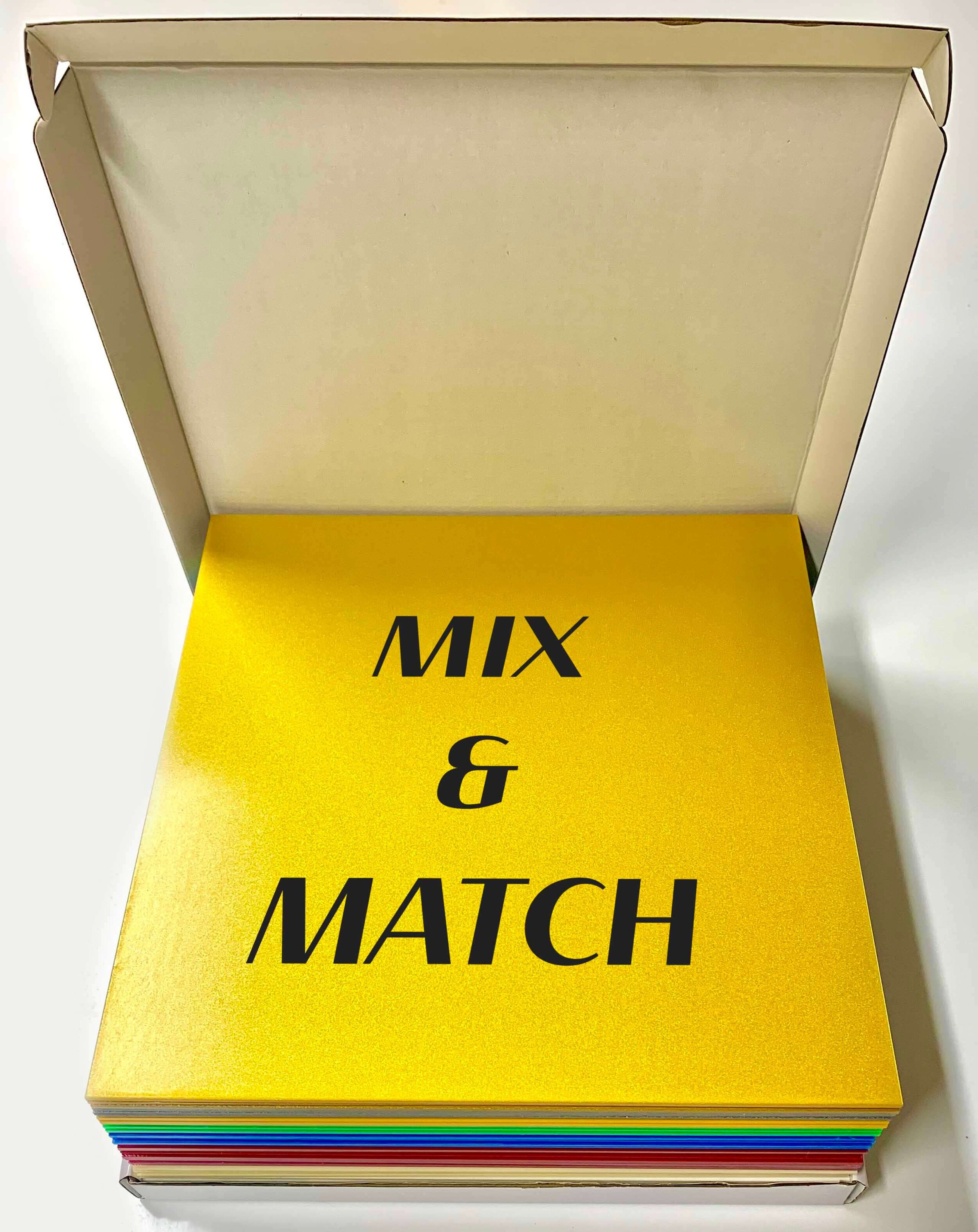 EasyPlex - 12”x 12” Mix and Match Cast Acrylic Sheets | 4pack — EasyPlex