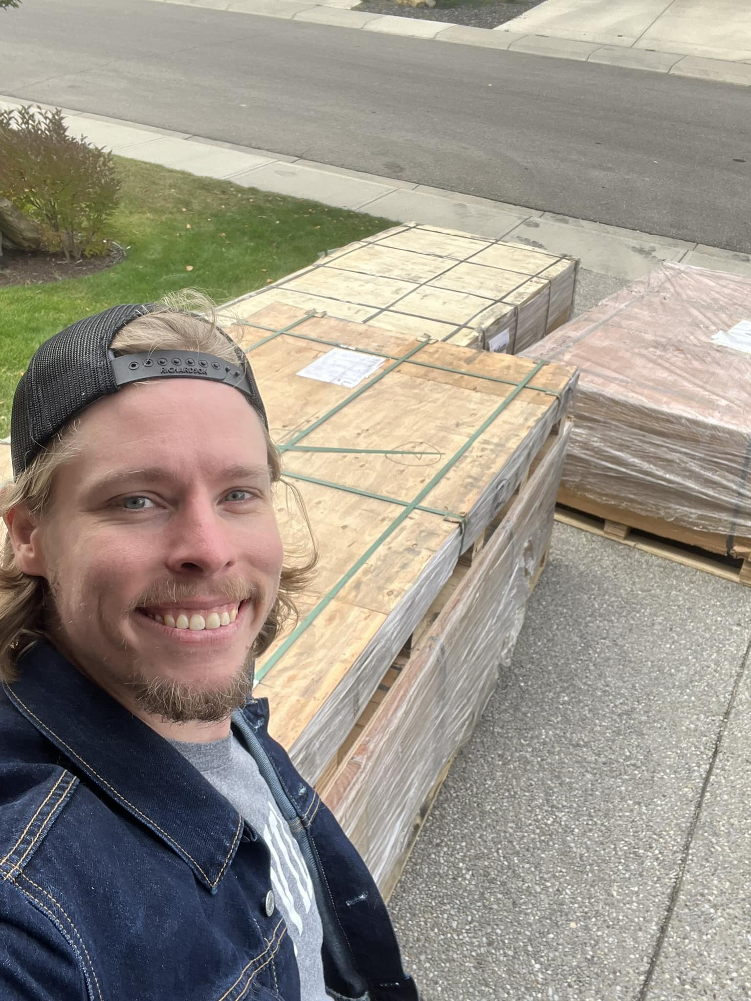 It&rsquo;s always exciting when packages show up on your driveway. Our order of laser-ready low-odor acrylic sheets arrived in immaculate condition. Let the laser cutting commence 🙌.