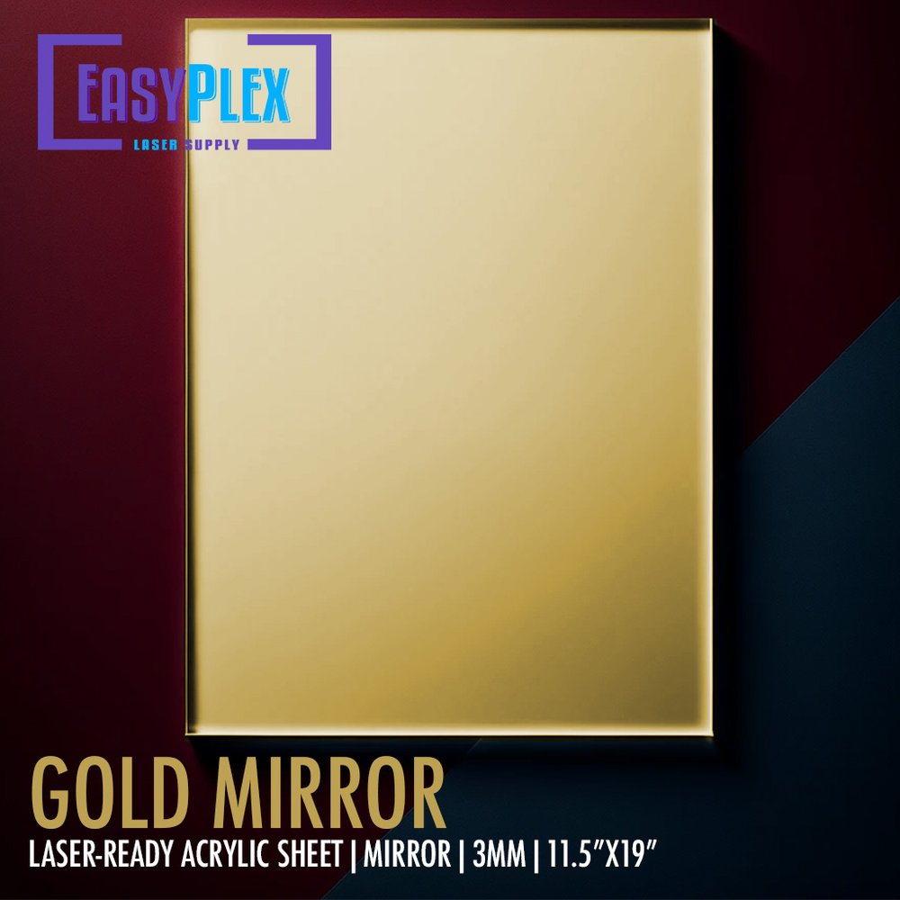 5PCS 300x300MM Acrylic Gold Mirror Square Sheet Plastic Pier Glass Hotel  Decorative Lens Plexiglass Not Easy To Broken 2MM