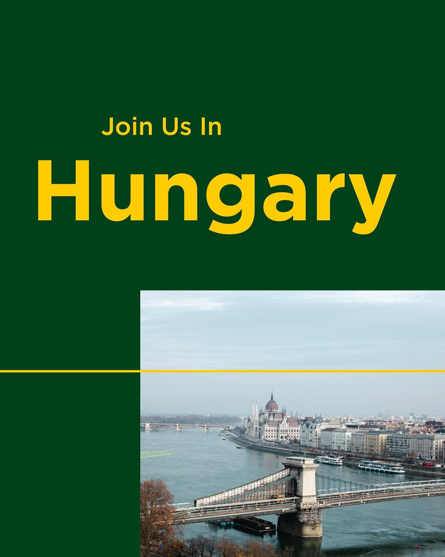 Come join us in Hungary!! We are currently recruiting for a number of very exciting positions! We want people who feel passionate about community impact, disciple-making, and social entrepreneurship 🌞 Come join us in Hungary!