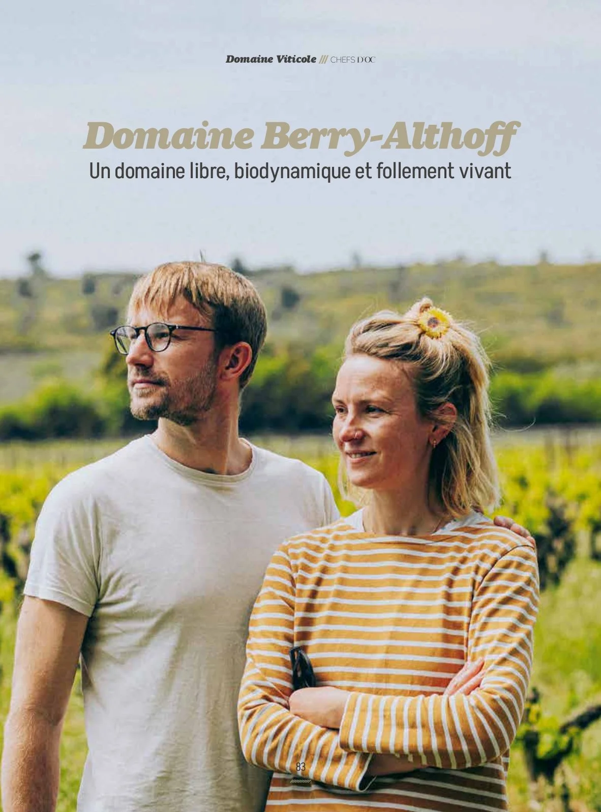 Chefsdoc.fr | « Domaine Berry-Althoff, un domaine libre, biodynamique et follement vivant »

By Flora Passet — Juin 2025