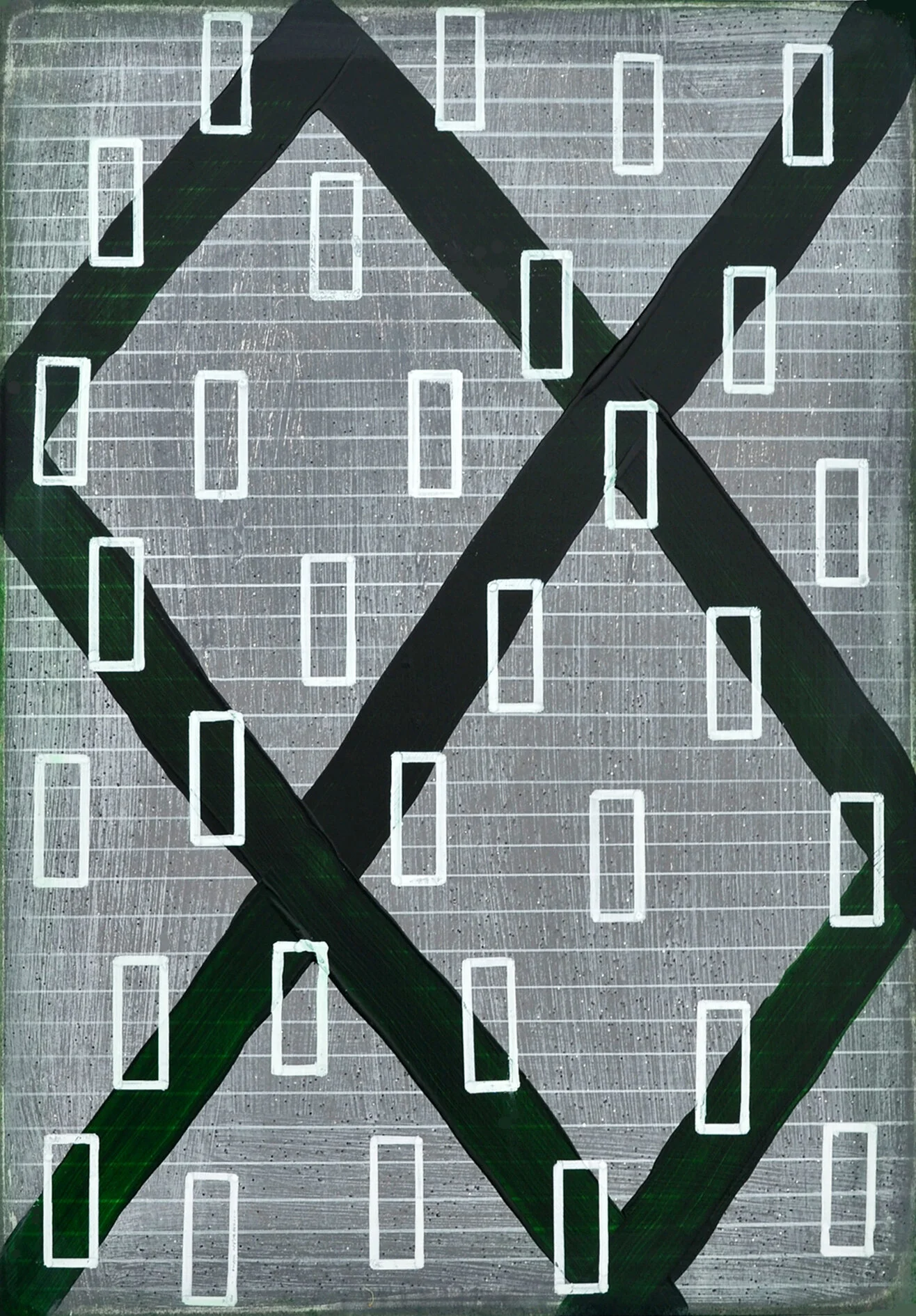 Intersection II 
Clare Crouchman
Mixed Media on Panel 21 x 29.7 x 2.3 cm