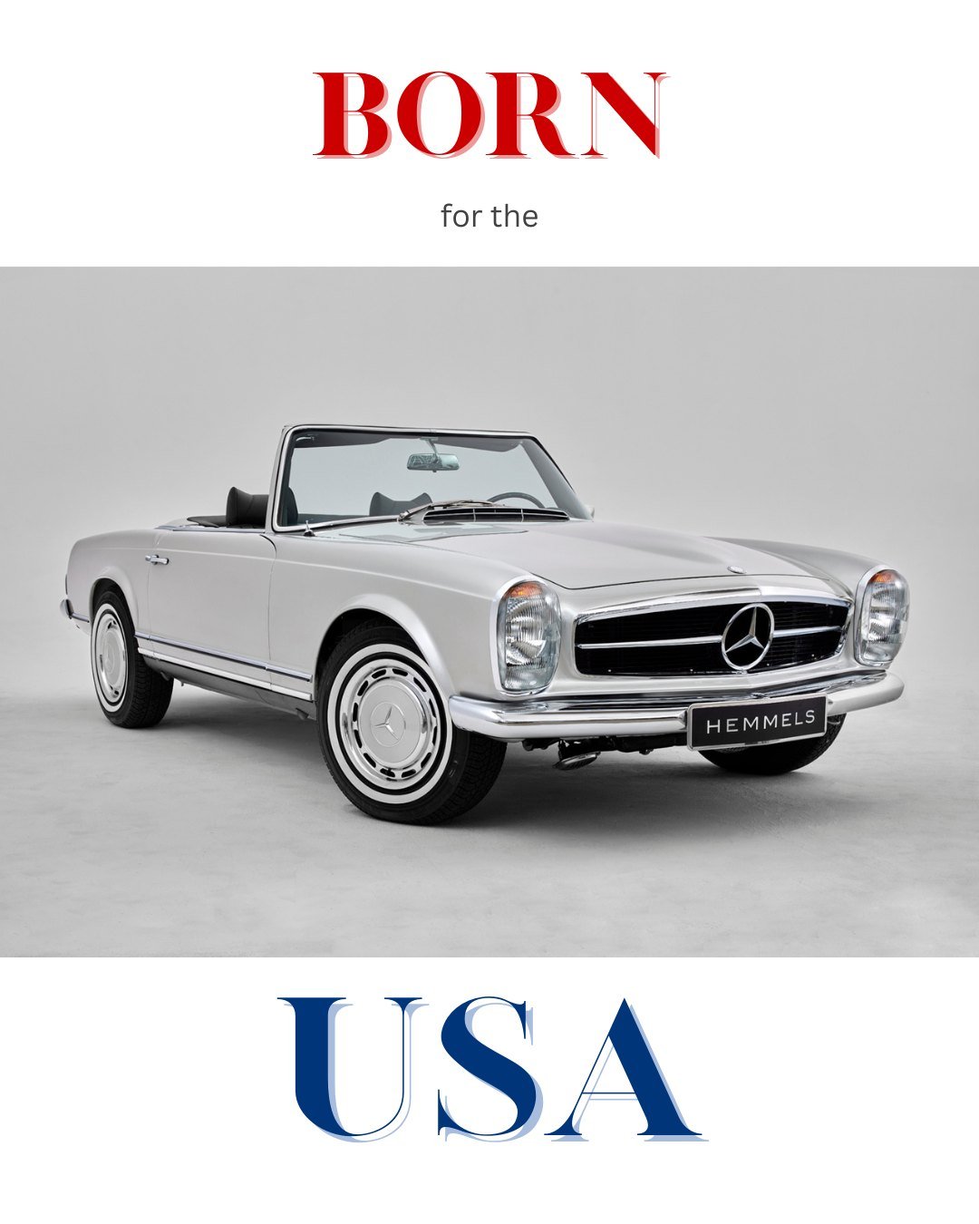 * FOR SALE *  USA-registered 280SL Pagoda, ready in 2026. Choose your colors and options for this 'new' Hemmels creation. One of two LHD classics in production now - ask us for details.