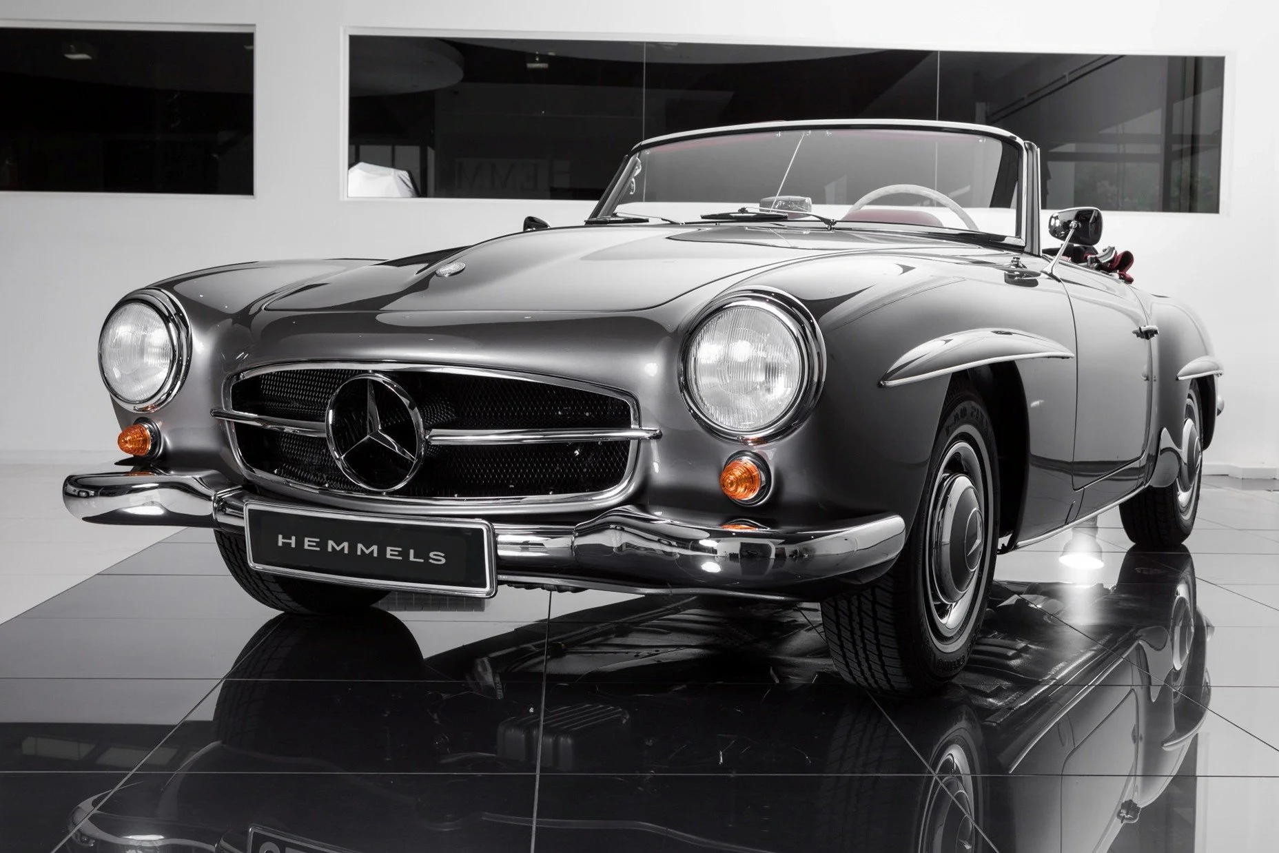 Available by the end of May! This 190SL is just undergoing final test drive and quality checks. Just &pound;199K for a 'new' classic Roadster that looks better than the photos.  Ask us about delivery to your door, anywhere in the world.