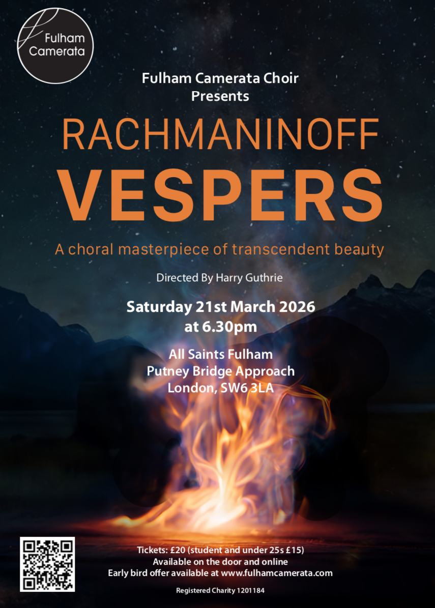 Fulham Camerata sings Rachmaninov Vespers.