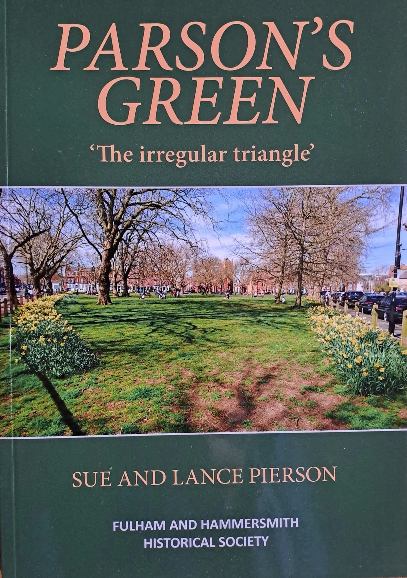 Parson's Green, the irregular triangle, By Sue and Lance Pierson.