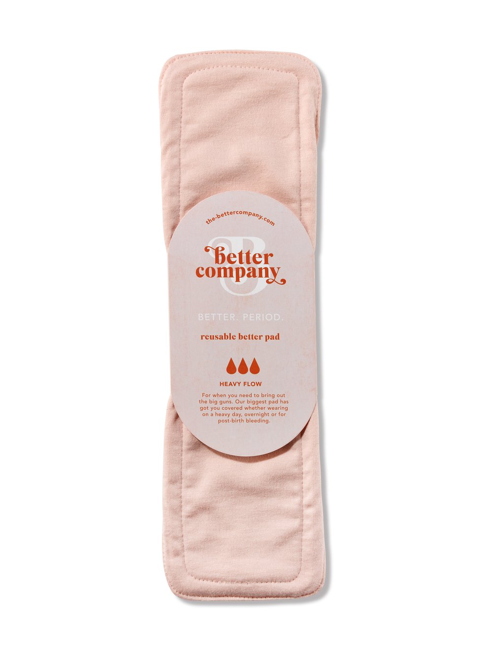 better pads. Made with super soft, breathable 100% organic cotton