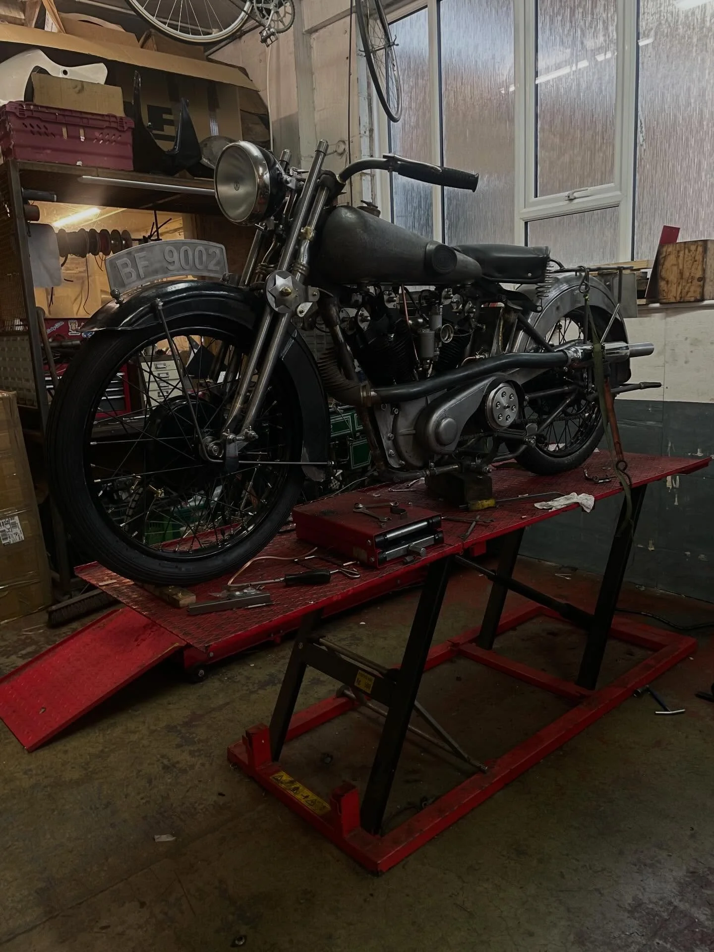 Nearly ready for paint and plating, just some cables and wiring and the dry build is done.. #jakerobbinsvintageengineering #broughsuperior #hastings #handbuilt