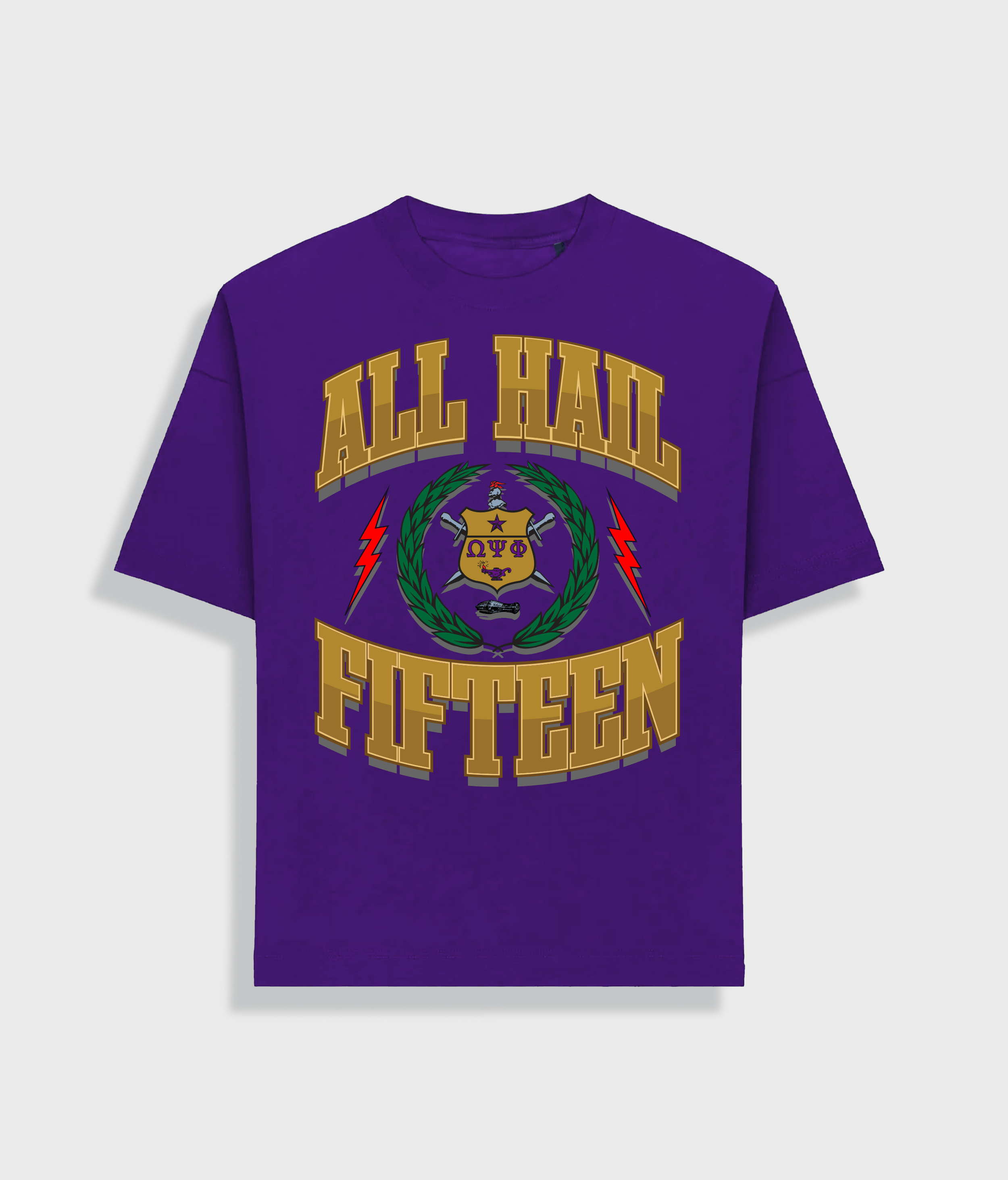 All Hail Fifteen Tee Purple