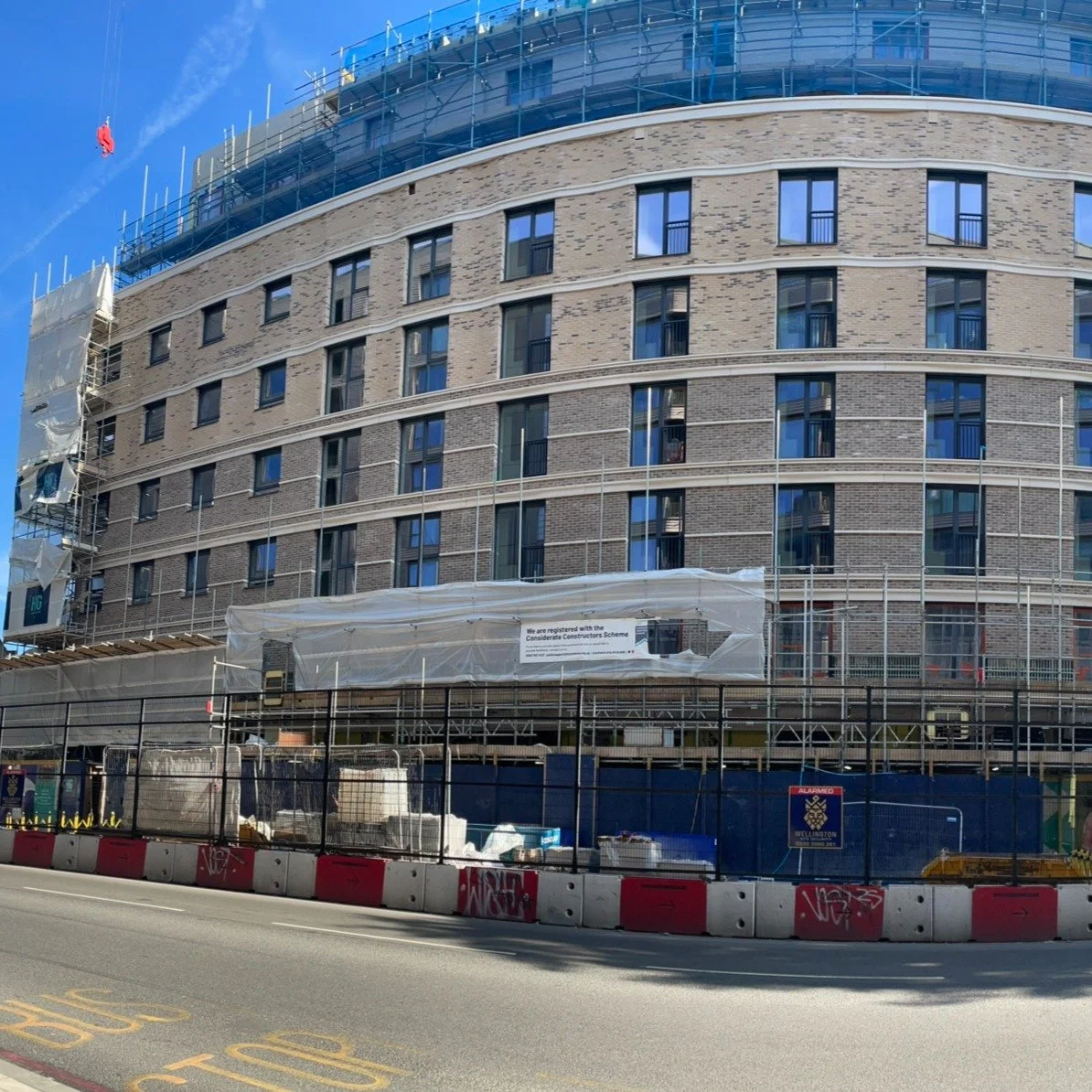 Kennington Lane, Lambeth is moving full steam ahead. Scaffolding is now coming down, revealing the striking new brickwork that defines the building&rsquo;s exterior. While internally progress continues with furniture installation on all levels.

The 