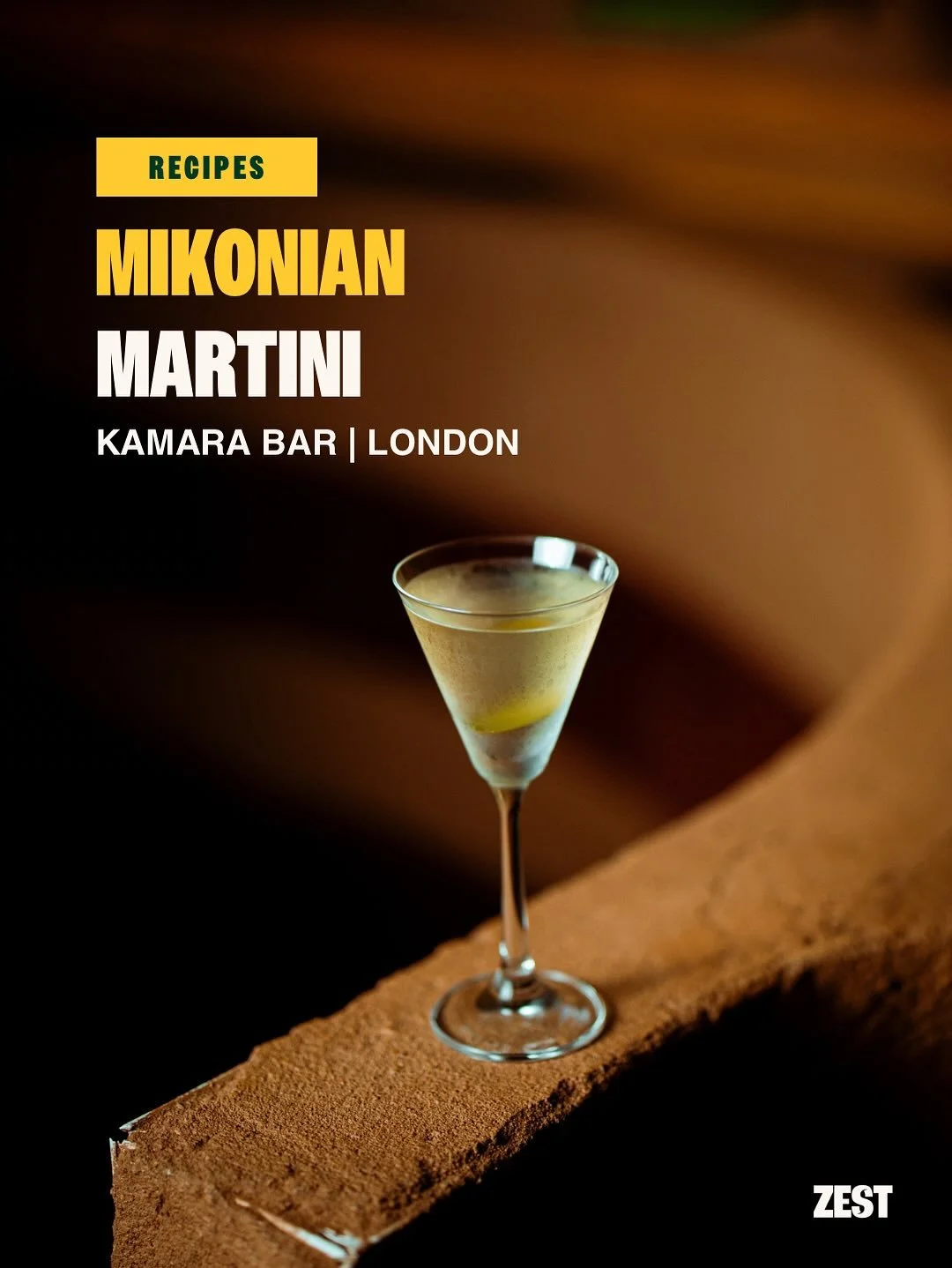 Kamara Bar&rsquo;s Mikonian Martini
📍 @kamarabar (London, UK)
📥 Save this recipe, or share with your favourite cocktail lover

A newcomer to London&rsquo;s Soho, Kamara Bar channels Mediterranean hospitality and flavours to guests lucky enough to t