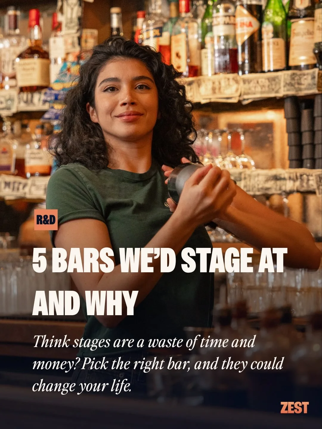Staging, while less common in the bar industry compared to restaurants, is one of the best ways to grow your knowledge and skillset.

Picking the right place to stage is key; and that depends on what you hope to get from the experience (i.e what are 