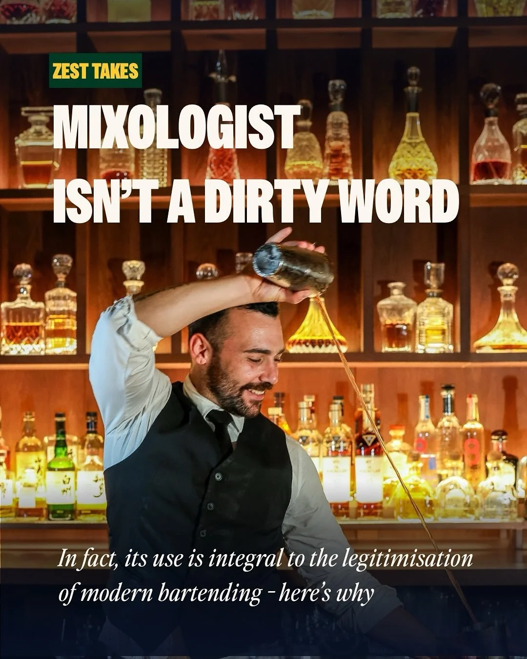 Do you cringe when you hear it? Many of us do. 😬🧪⚗️🍸

&lsquo;Mixologist&rsquo; gets a bad rap for being precious, performative and self-important&mdash;but what if we told you that its use has actually been integral to legitimising bartending as a