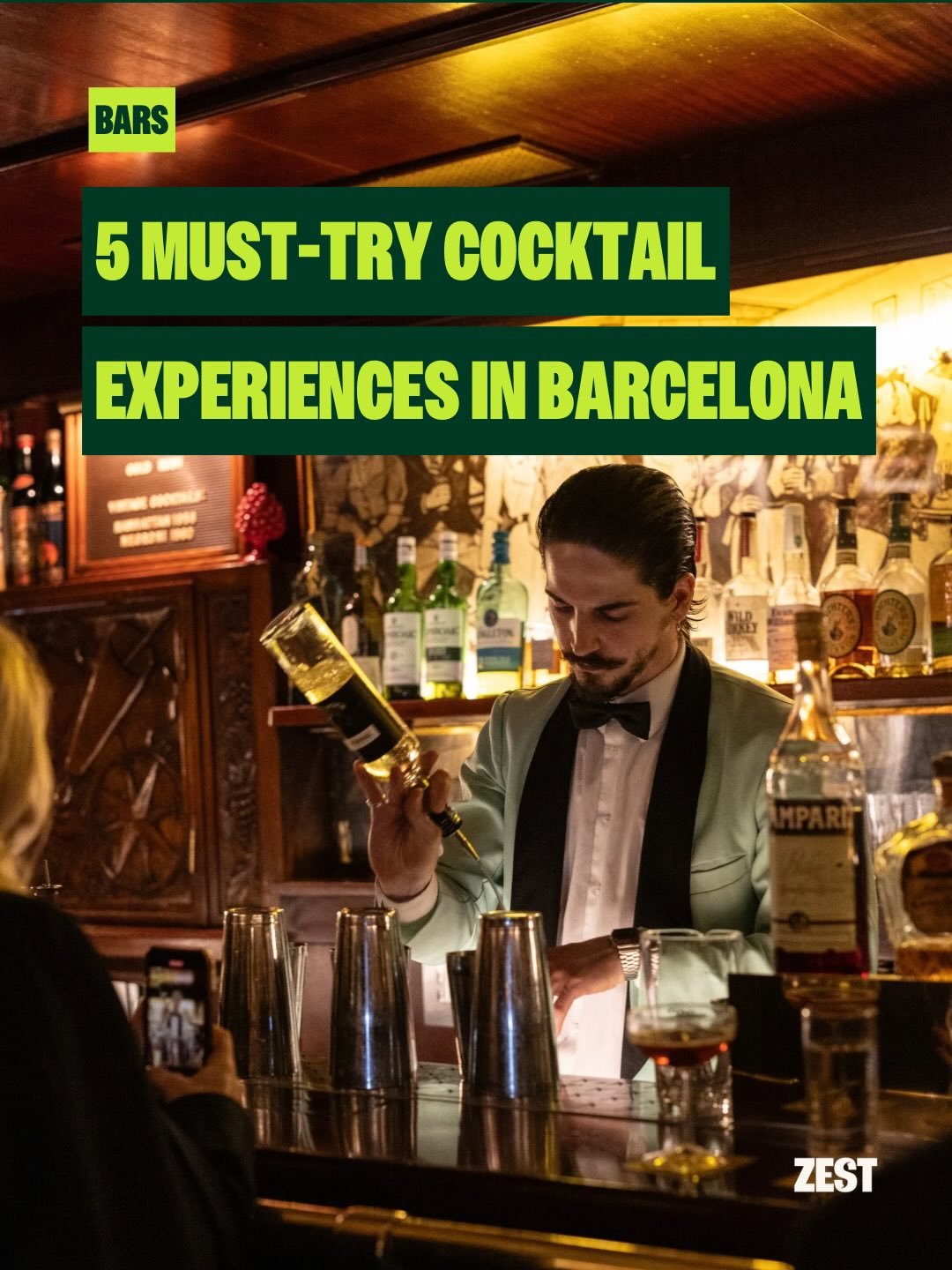 Sagrada Familia, Camp Nou and...Sips? You know this is the Barcelona drinking guide you really want 🍸

From Europe&rsquo;s legendary Daiquiri to a liquid tasting menu, we&rsquo;ve got the Barcelona bucket list for all cocktail lovers.