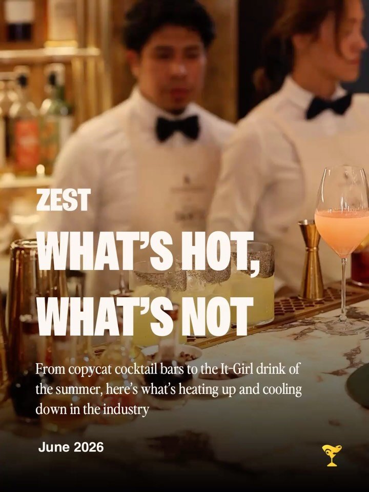 Startender barware, copycat cocktail bars, and our pick for the cool kid drink of the summer - do you agree with our &lsquo;What&rsquo;s hot, what&rsquo;s not&rsquo; this month? 🌶️🦁🍸🧊

Heading into June, we&rsquo;ve rated the big news and trends 