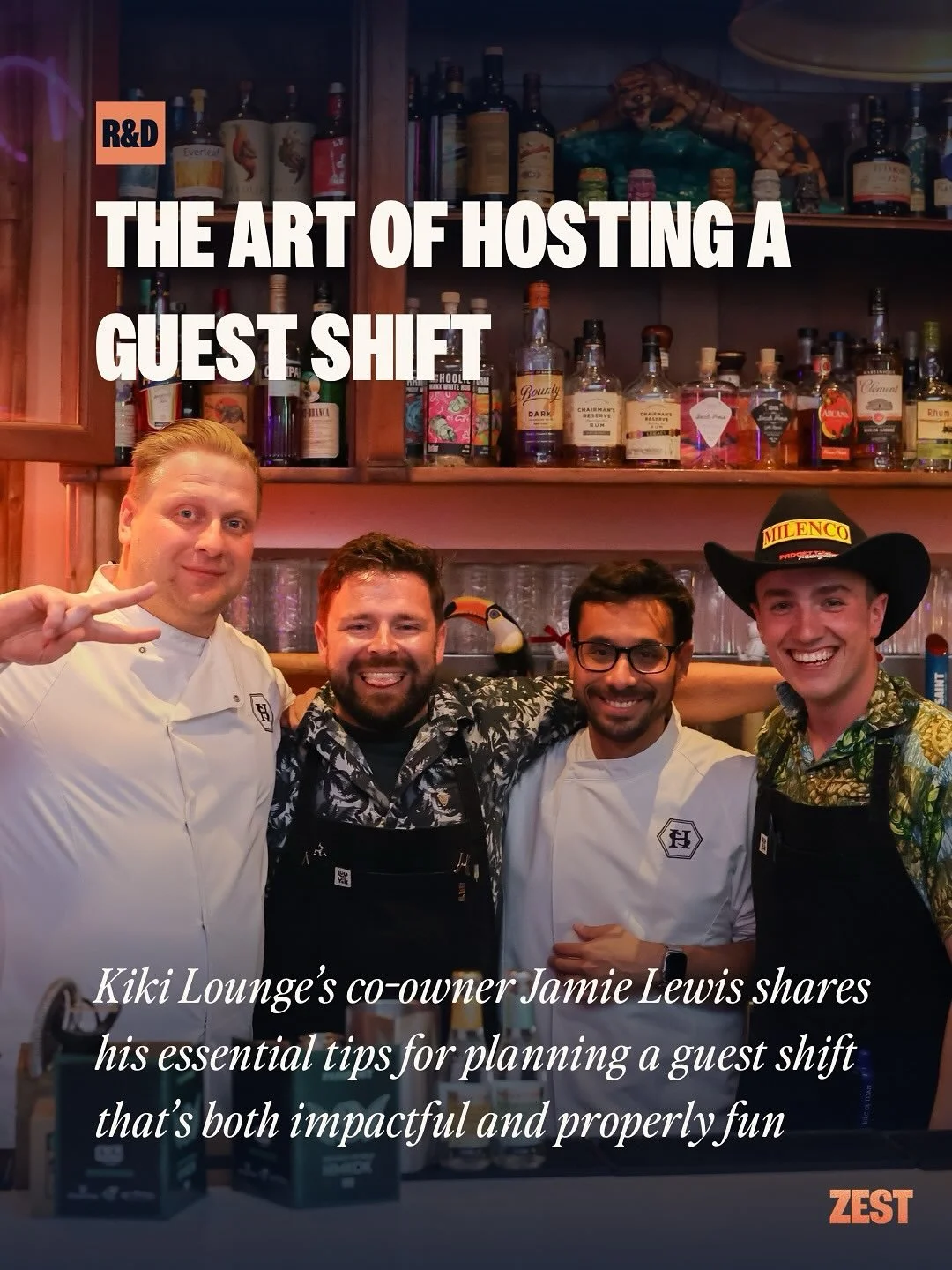 Think guest shifts are all transactional, self-congratulatory clout-grabs? If you do them properly, they can be so much more, says @kikis.lounge&rsquo;s Jamie Lewis. 

The award-winning Isle of Man cocktail bar has built a reputation for getting gues