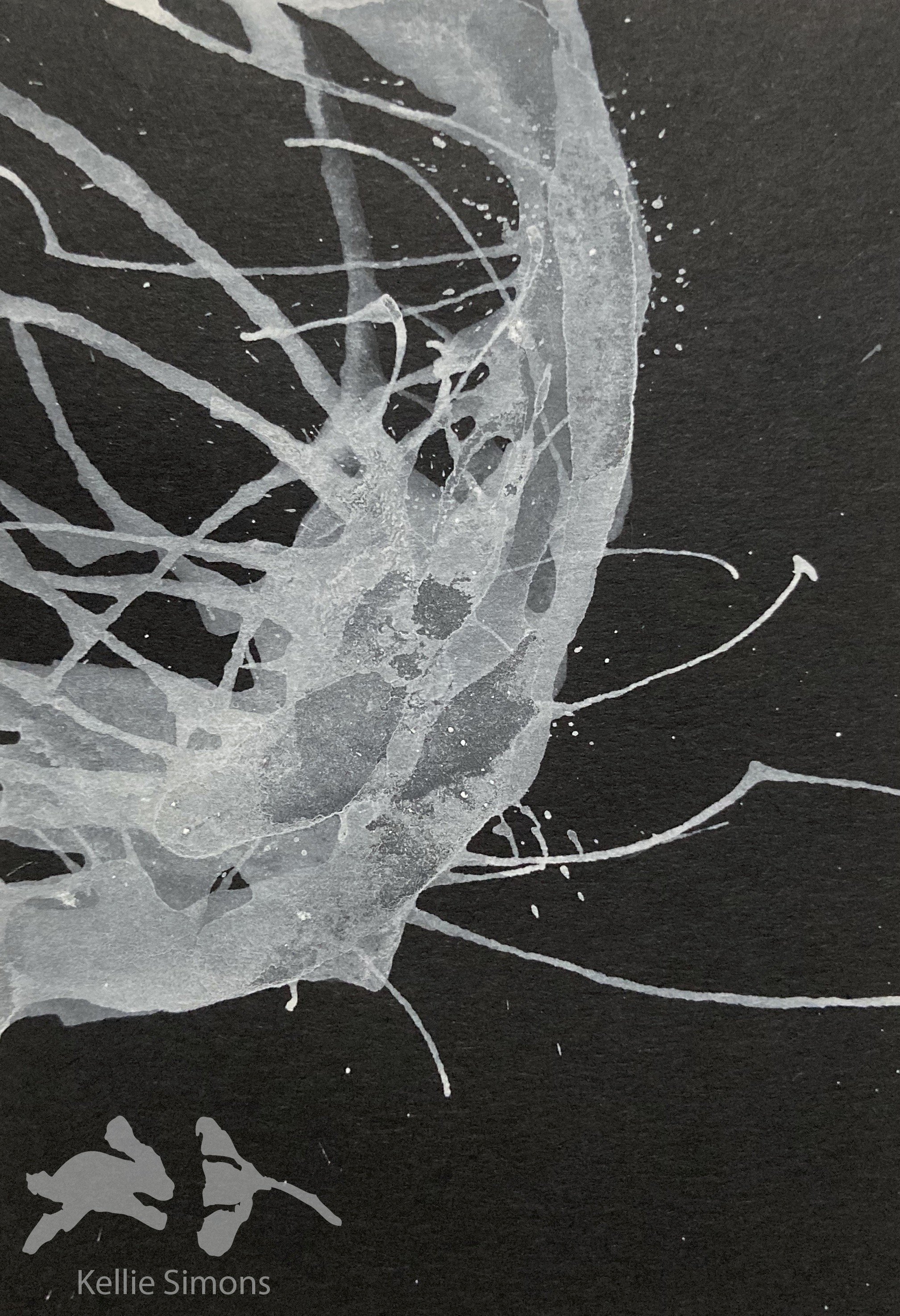 The White Snake Horror Revisited 3B (Ink on paper, 2.5x3.5 inches, October 2020)