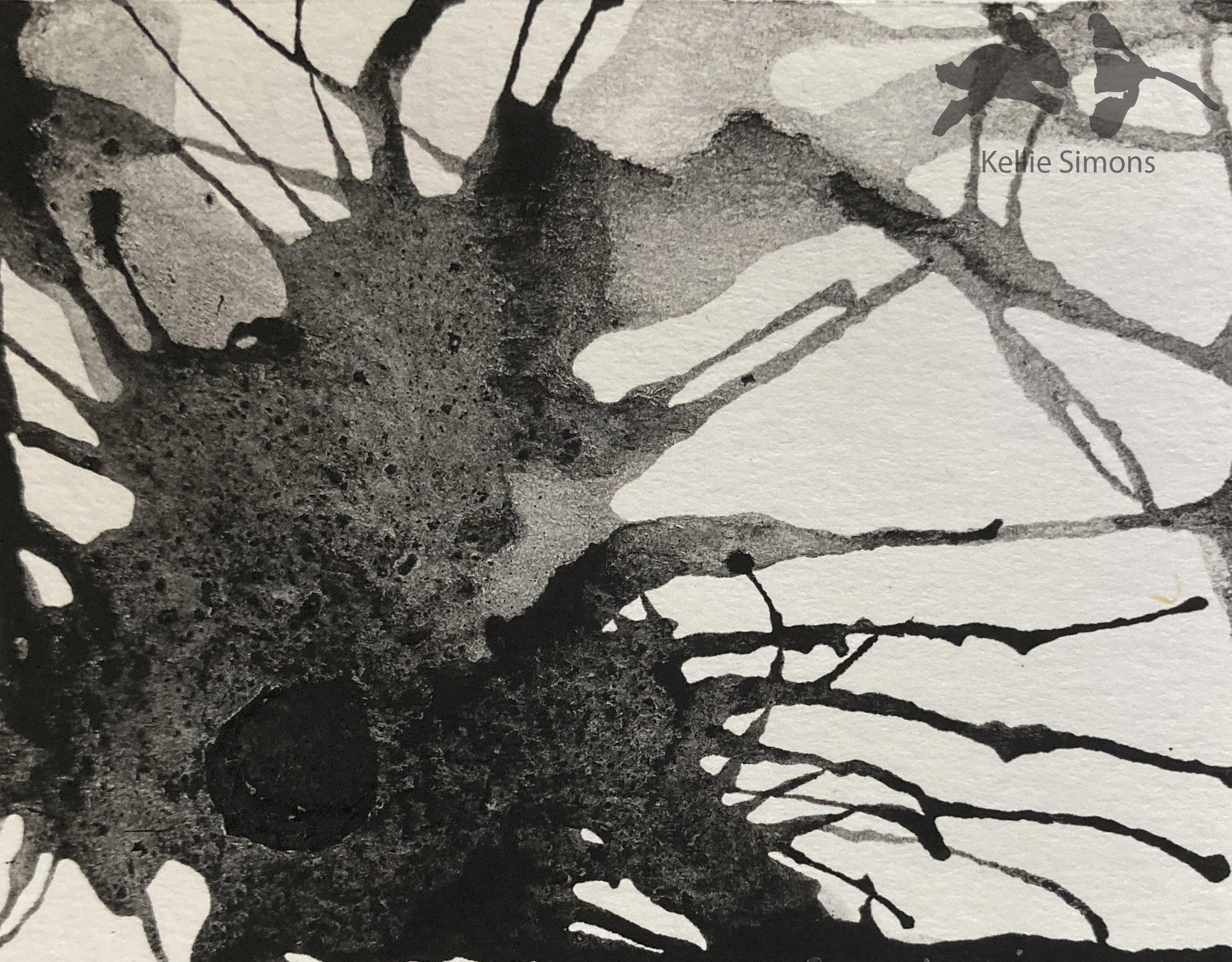 The Goose Girl Horror 3A (Ink on paper, 3.5x2.5 inches, October 2020)