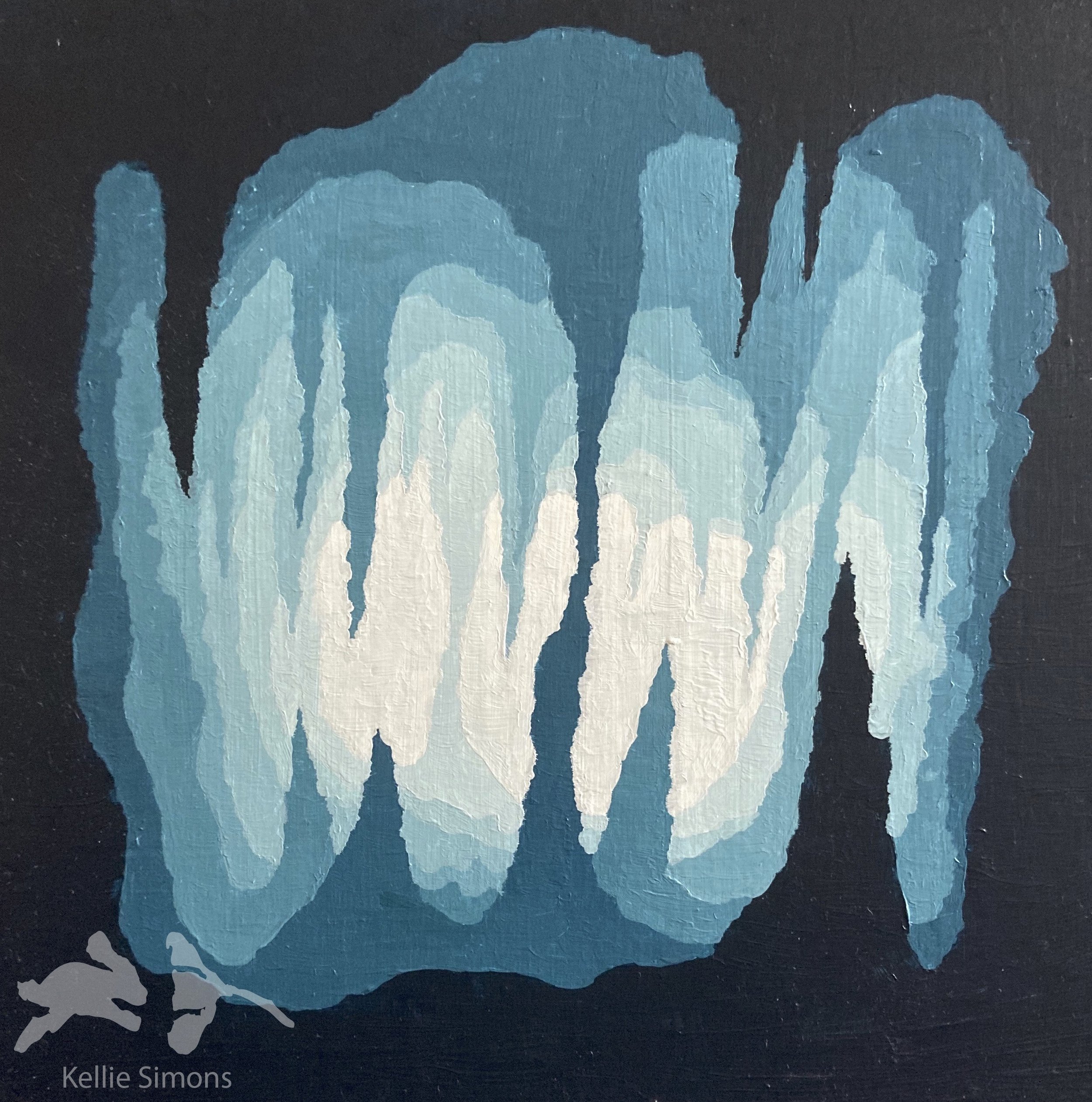 Arcane Gateway (Acrylic on board, 8x8 inches, December 2020)