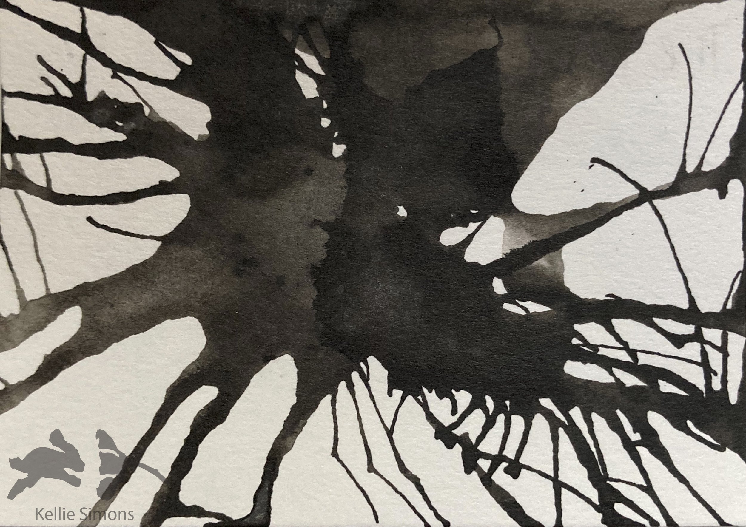 The Pink Horror 9A (Ink on paper, 3.5x2.5 inches, October 2020)