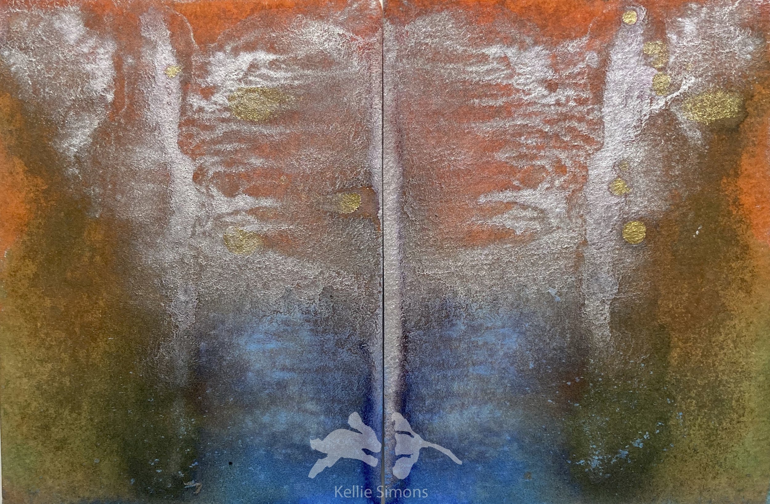 Firin 4 (Ink on paper, 6x4 inches, February 2021)