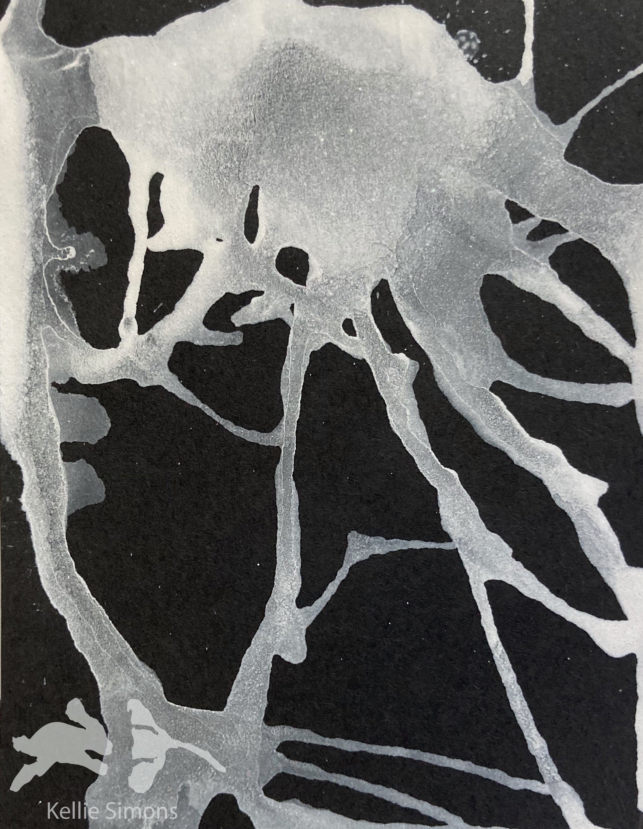 Cinderella Horror 7B (Ink on paper, 2.5x3.5 inches, September 2020)
