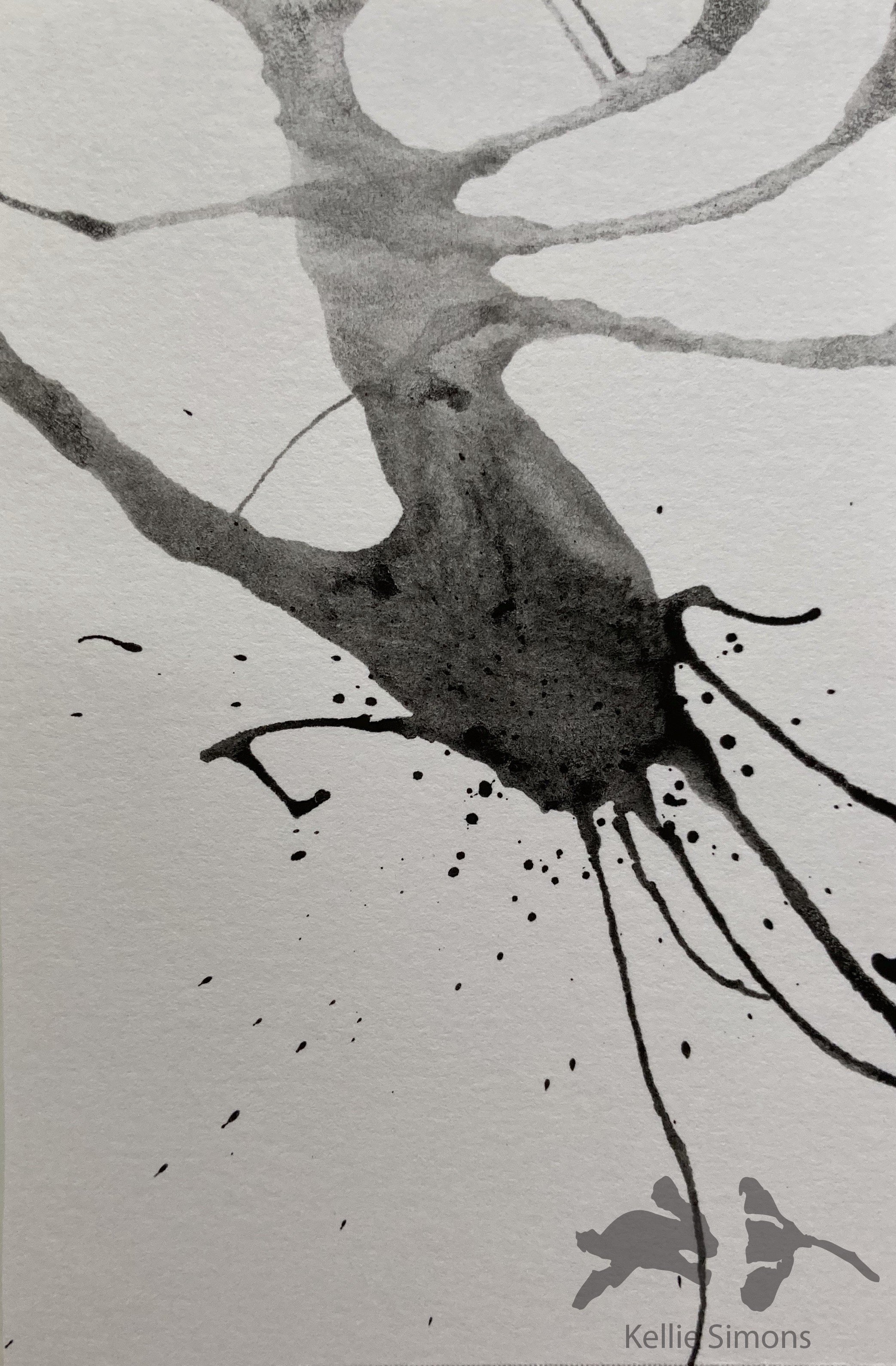 Hansel & Gretel Horror 5A (Ink on paper, 2.5x3.5 inches, October 2020)