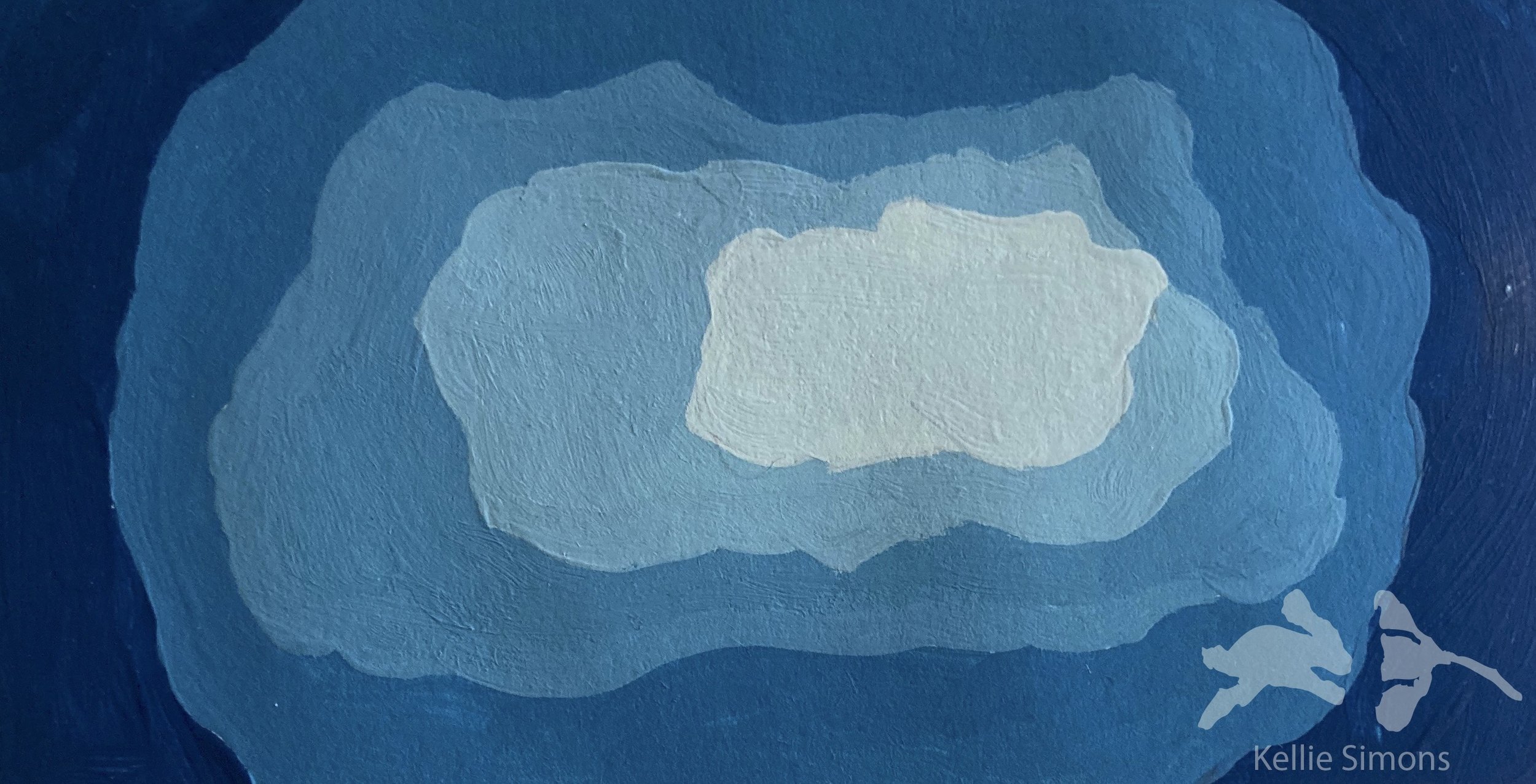 Cave - Value Study (Gouache on paper, 3.75x2 inches, December 2021)