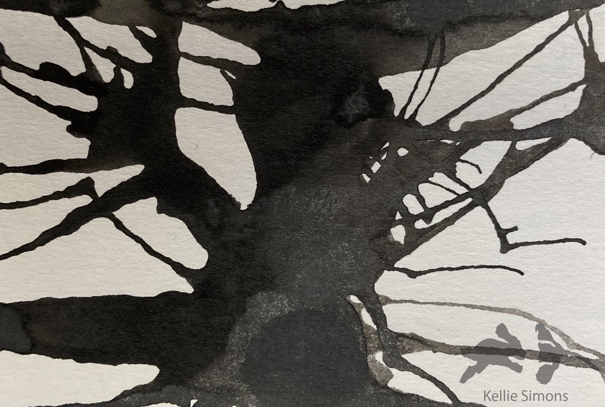 The Goose Girl Horror 5A (Ink on paper, 3.5x2.5 inches, October 2020)