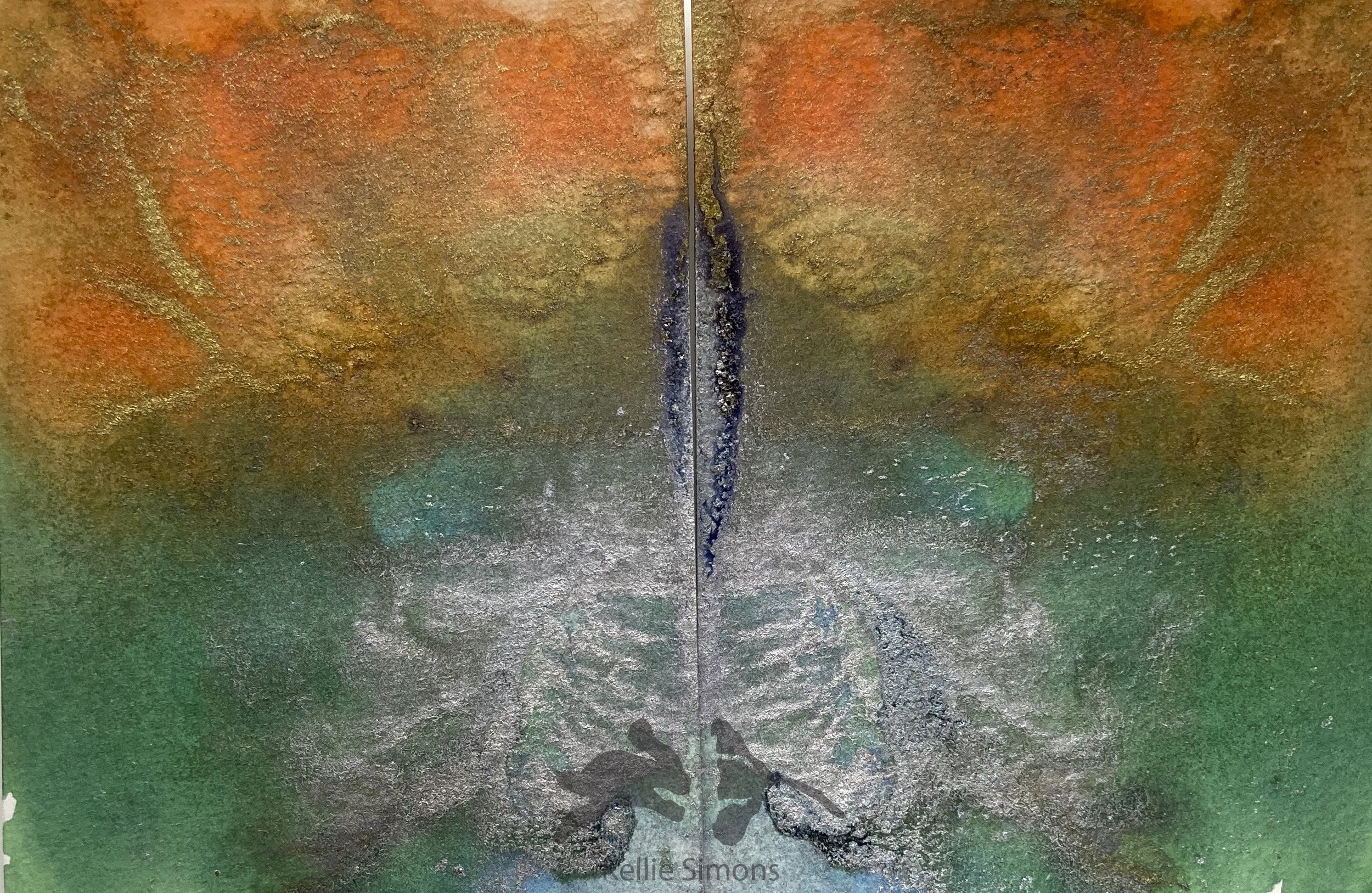 Firin 5 (Ink on paper, 6x4 inches, February 2021)