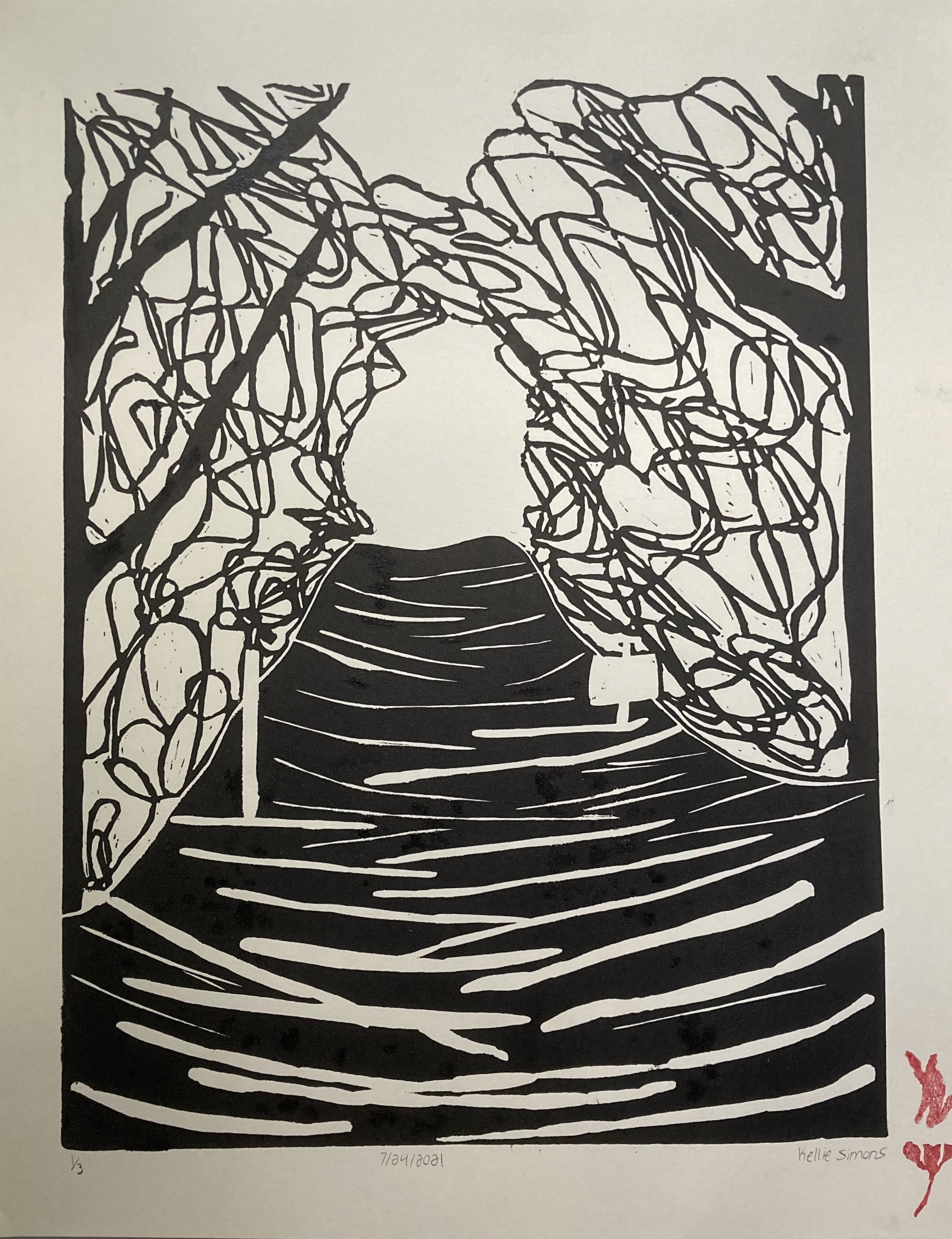 Environment (Ink on paper, 9x12 inches, July 2021)
