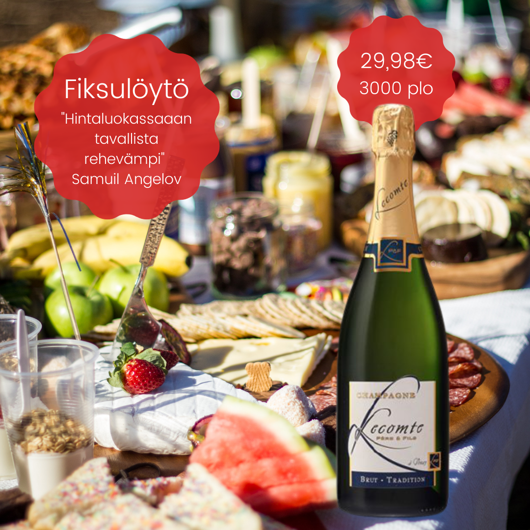 Fiksua samppanjaa juhliin!  