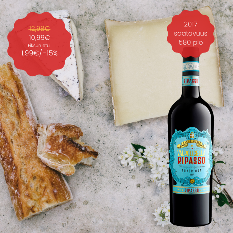 Vihdoinkin Ripassoa ja huipputuottajan kypsä Cabernet Chilestä!  