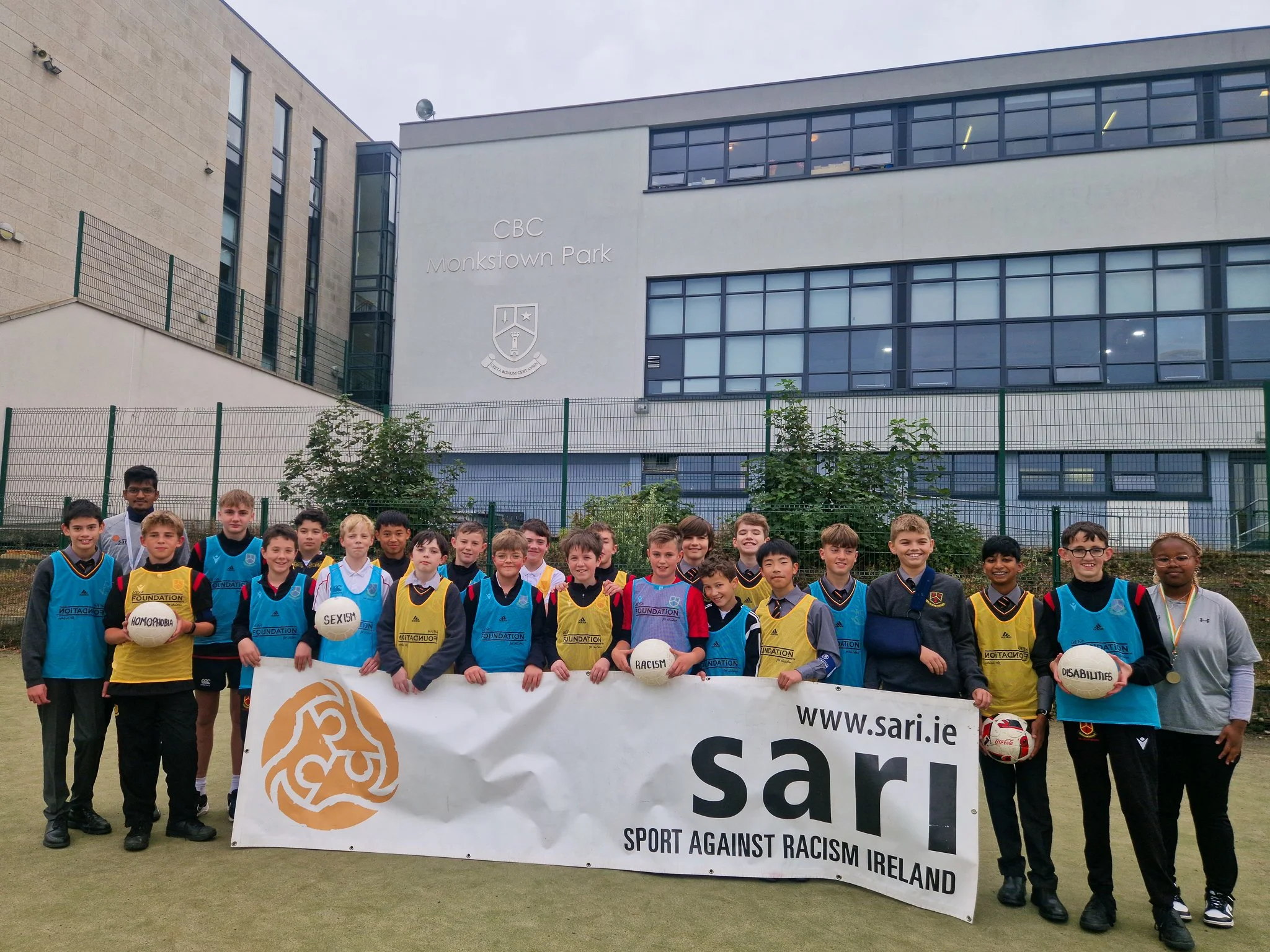 FOOTBALL V DISCRIMINATION AT CBC MONKSTOWN