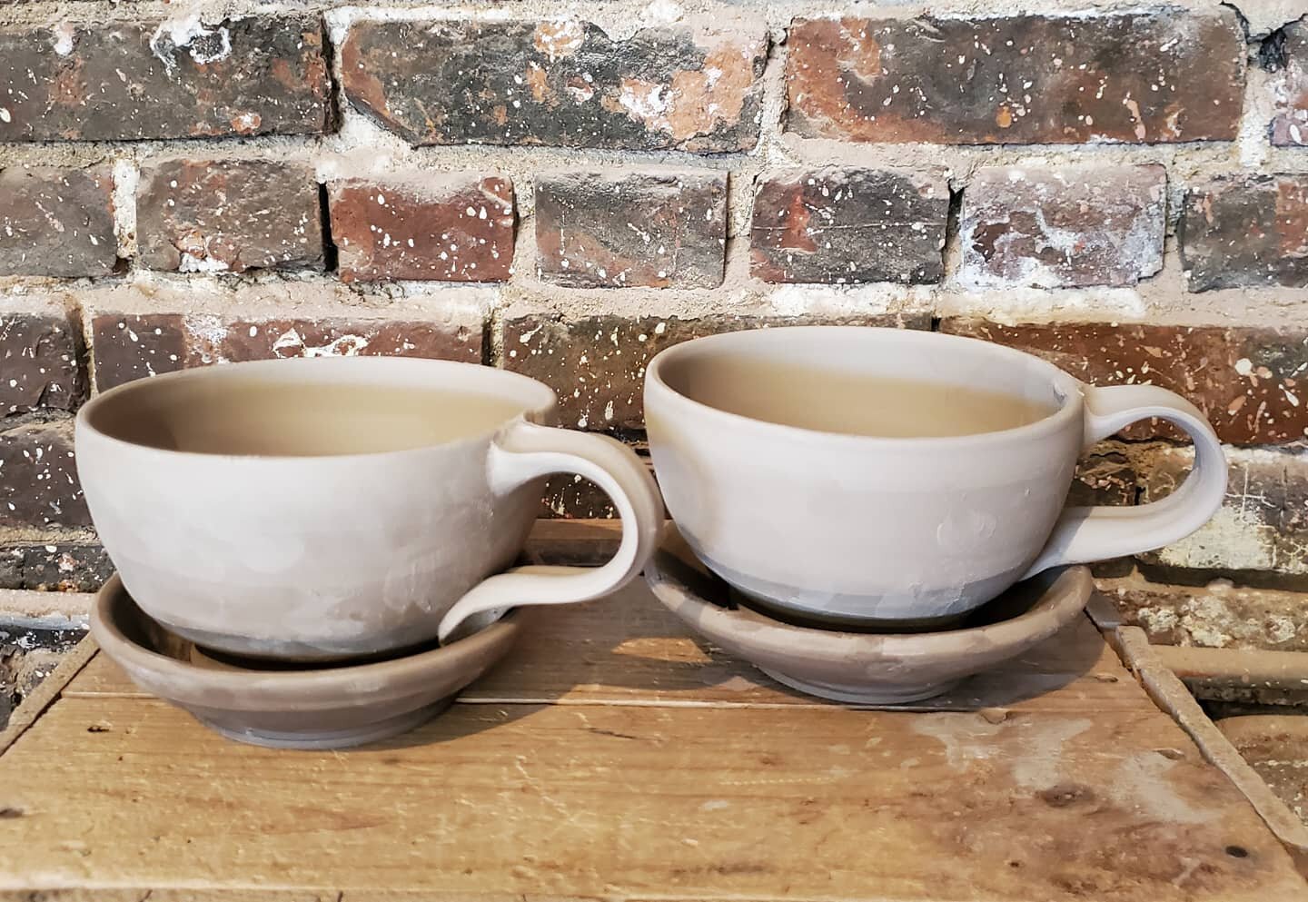 Latte/soup mugs

#potterywheel 
#haroldkaplanpottery
#latte
#soup