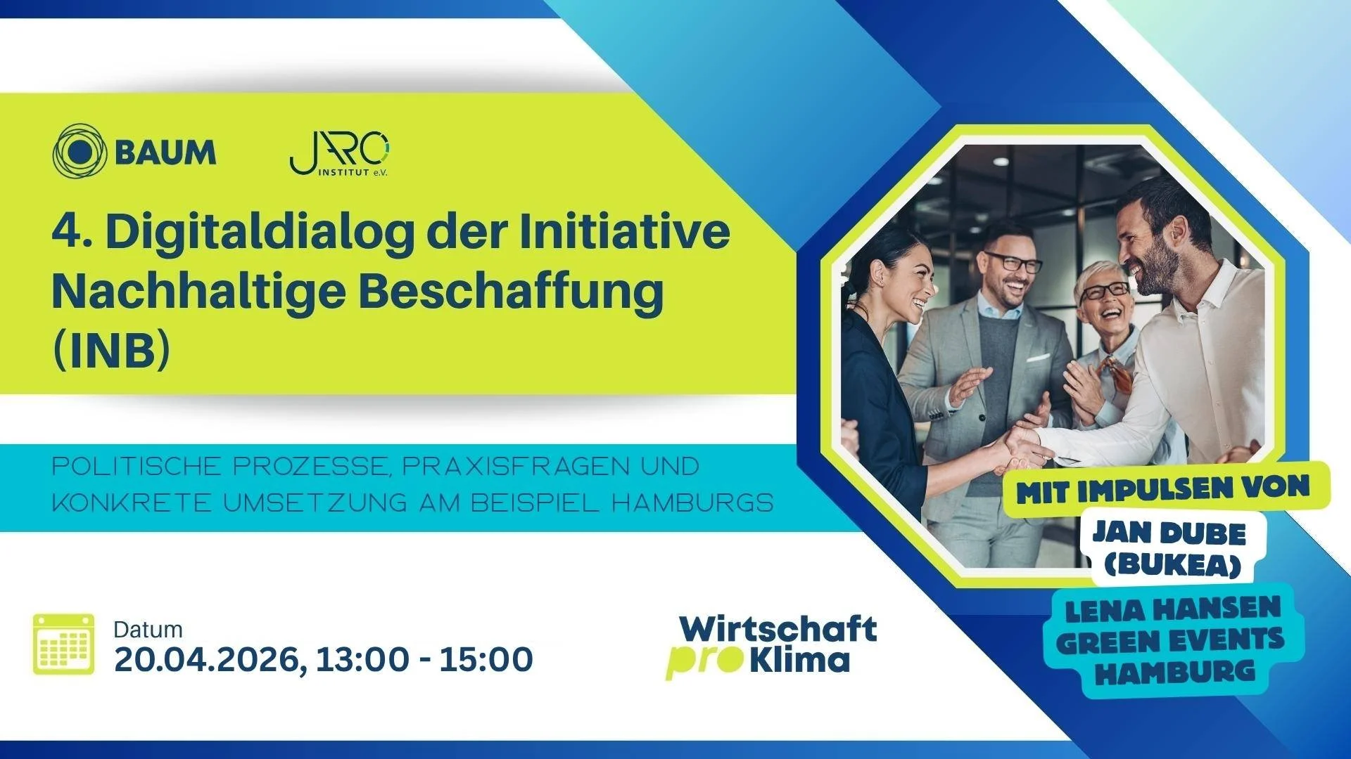 4. Digitaldialog der Initiative Nachhaltige Beschaffung (INB)