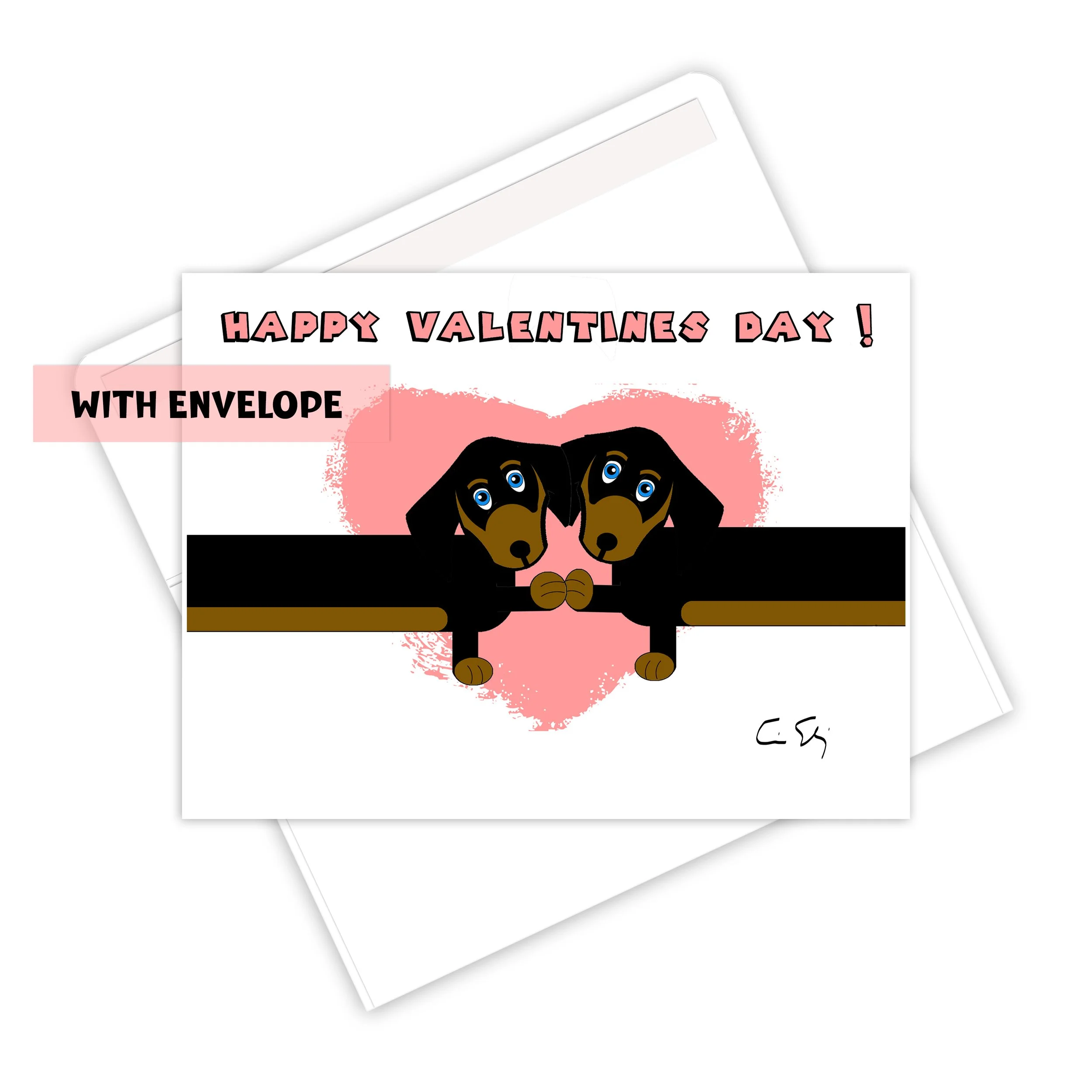Dachshund Valentines Day Greeting Card Envelope.jpg