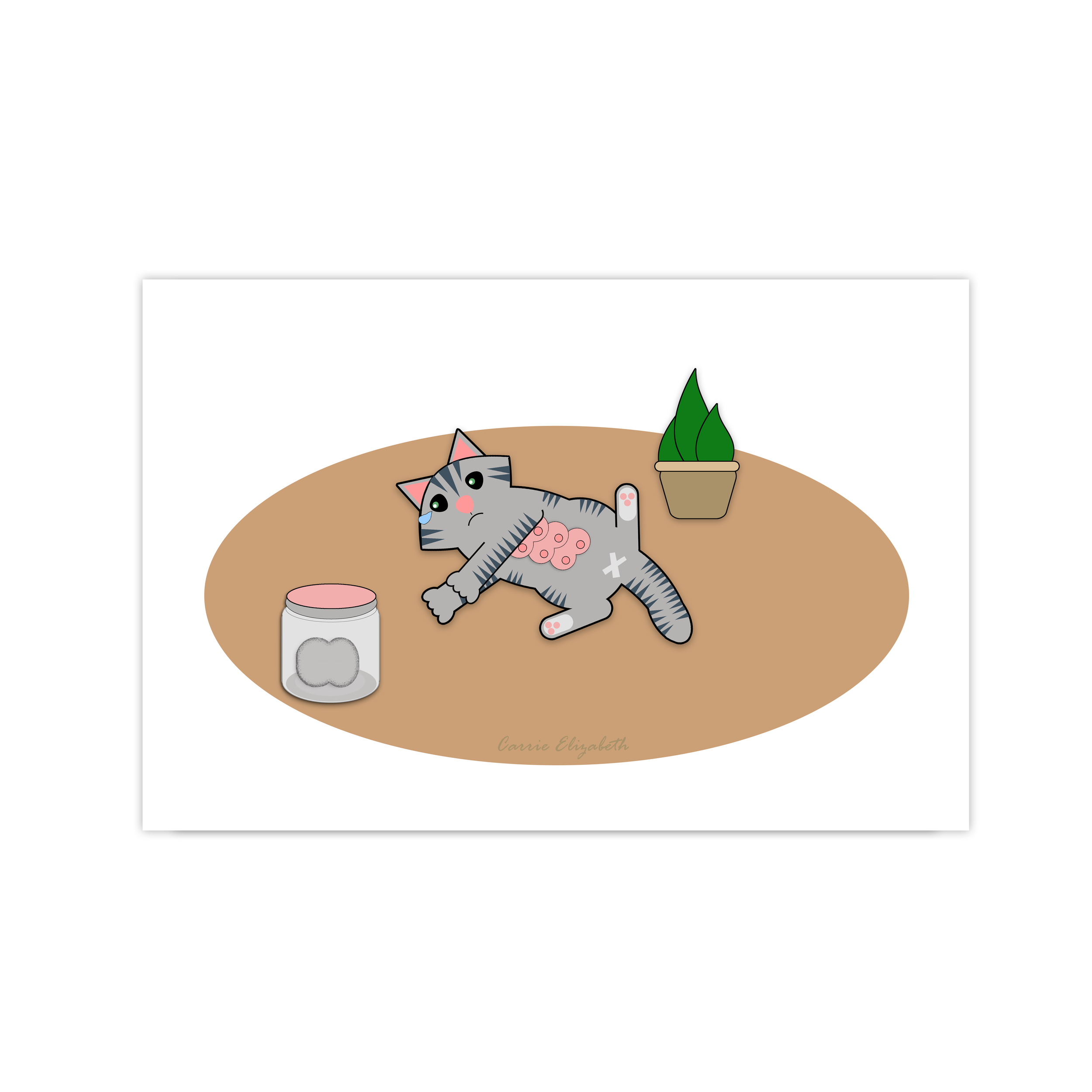 Trans Kitty Greeting Card Missing You.png