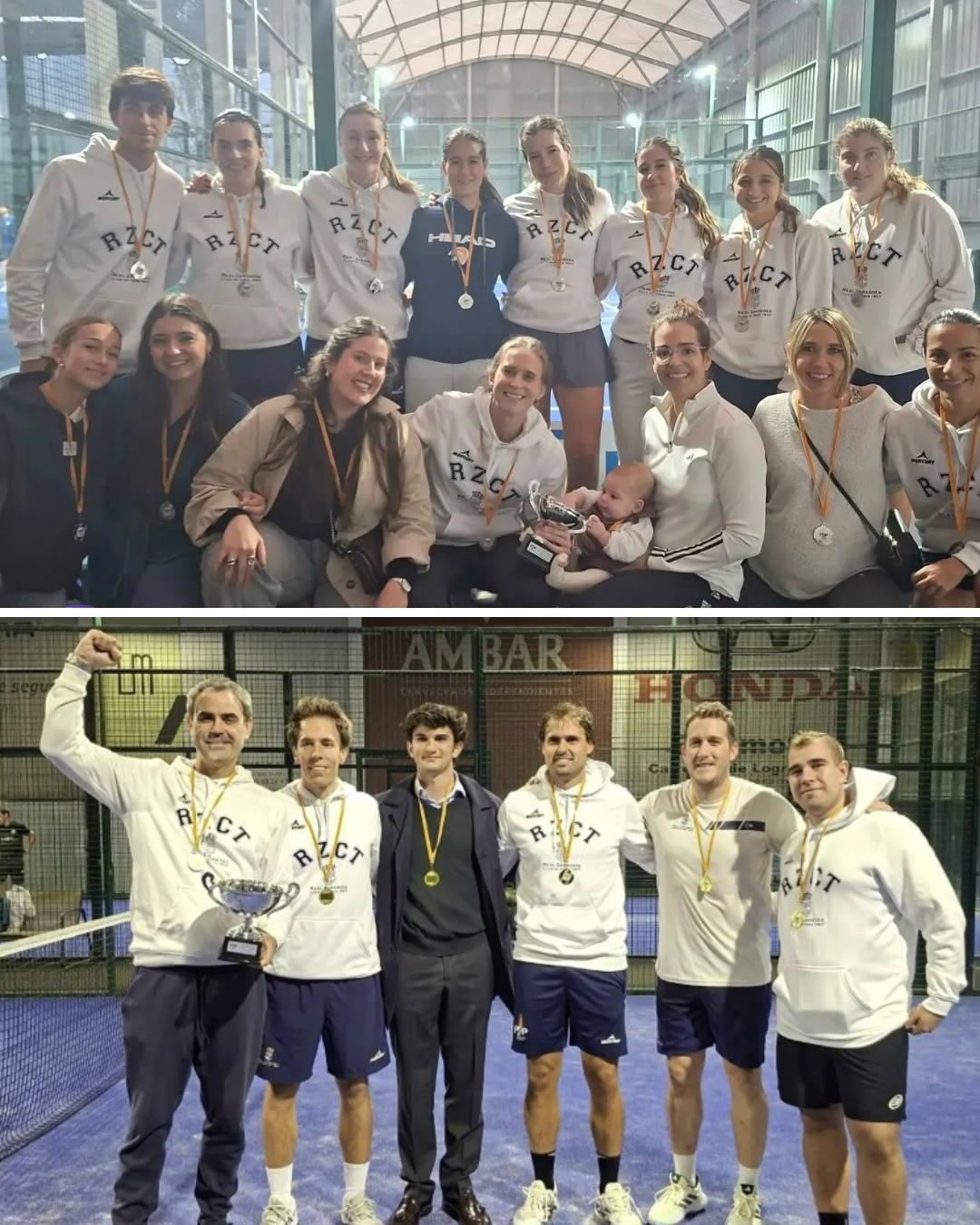 El RZCT se proclama campeón provincial de pádel por equipos de Primera Categoría masculina