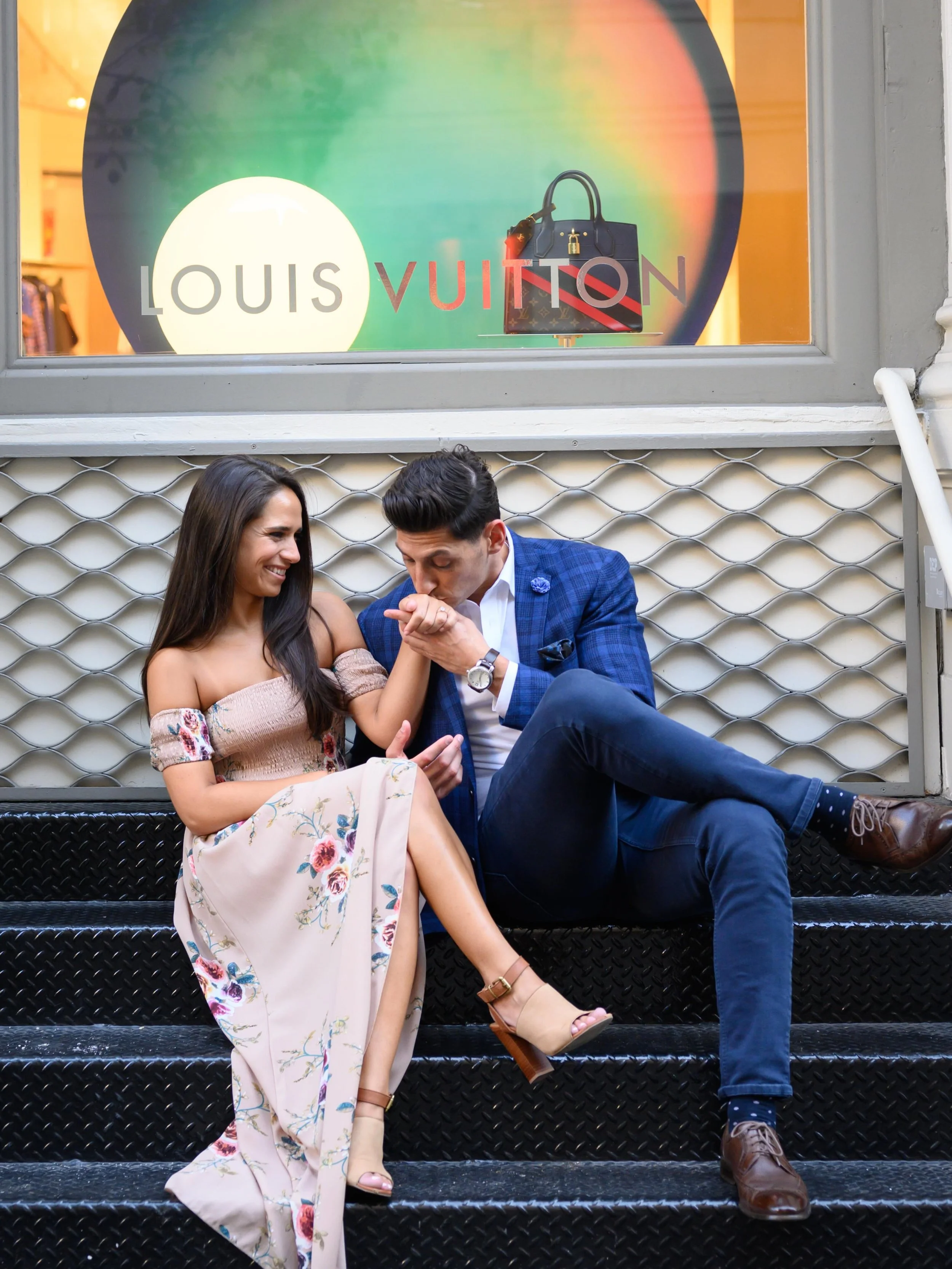 A summer evening in SoHo, wrapped in golden hour is made for this moment.